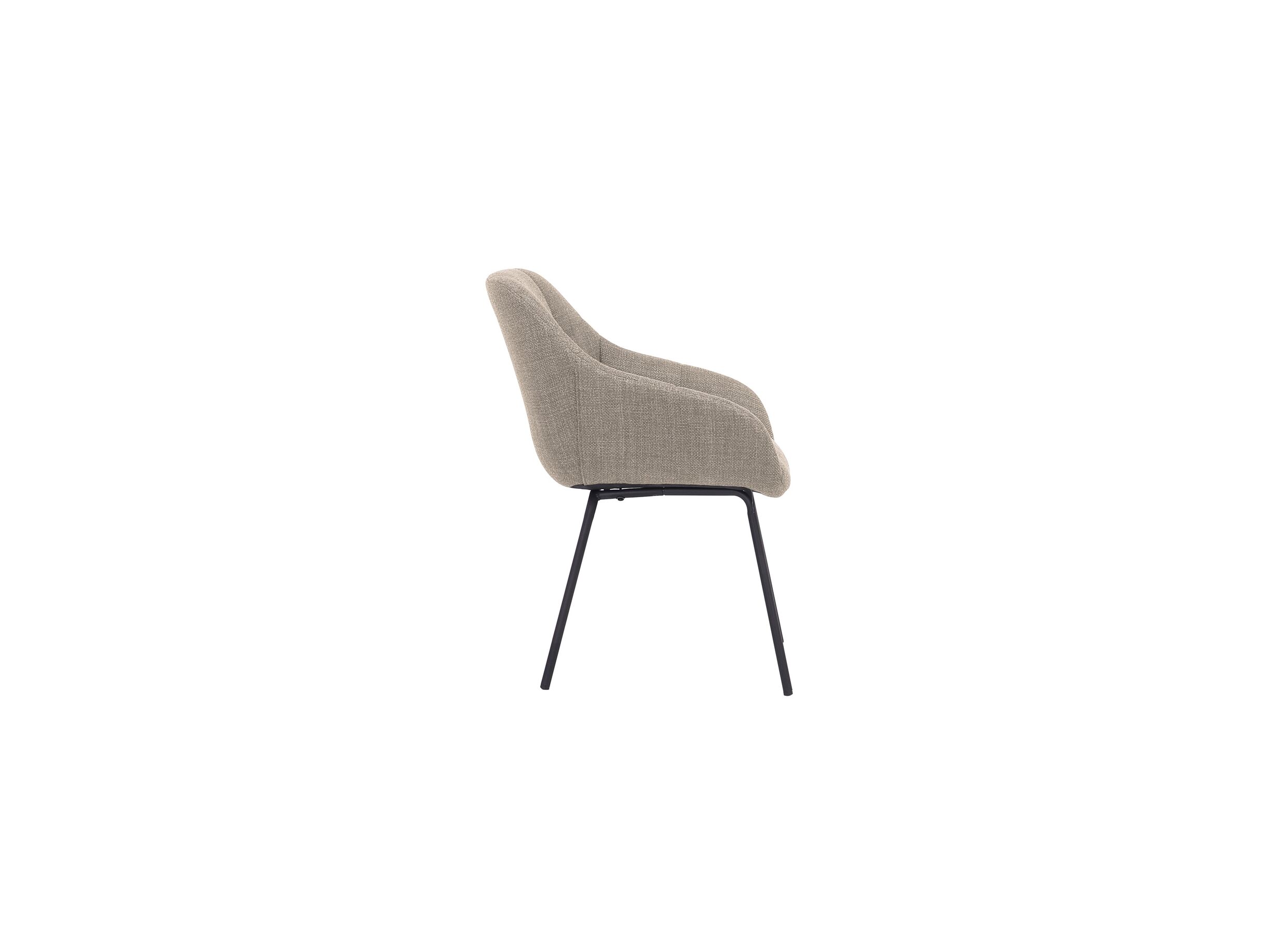 Overzichtsfoto - Stoel Navajo 57,5x65x85cm - stof - beige