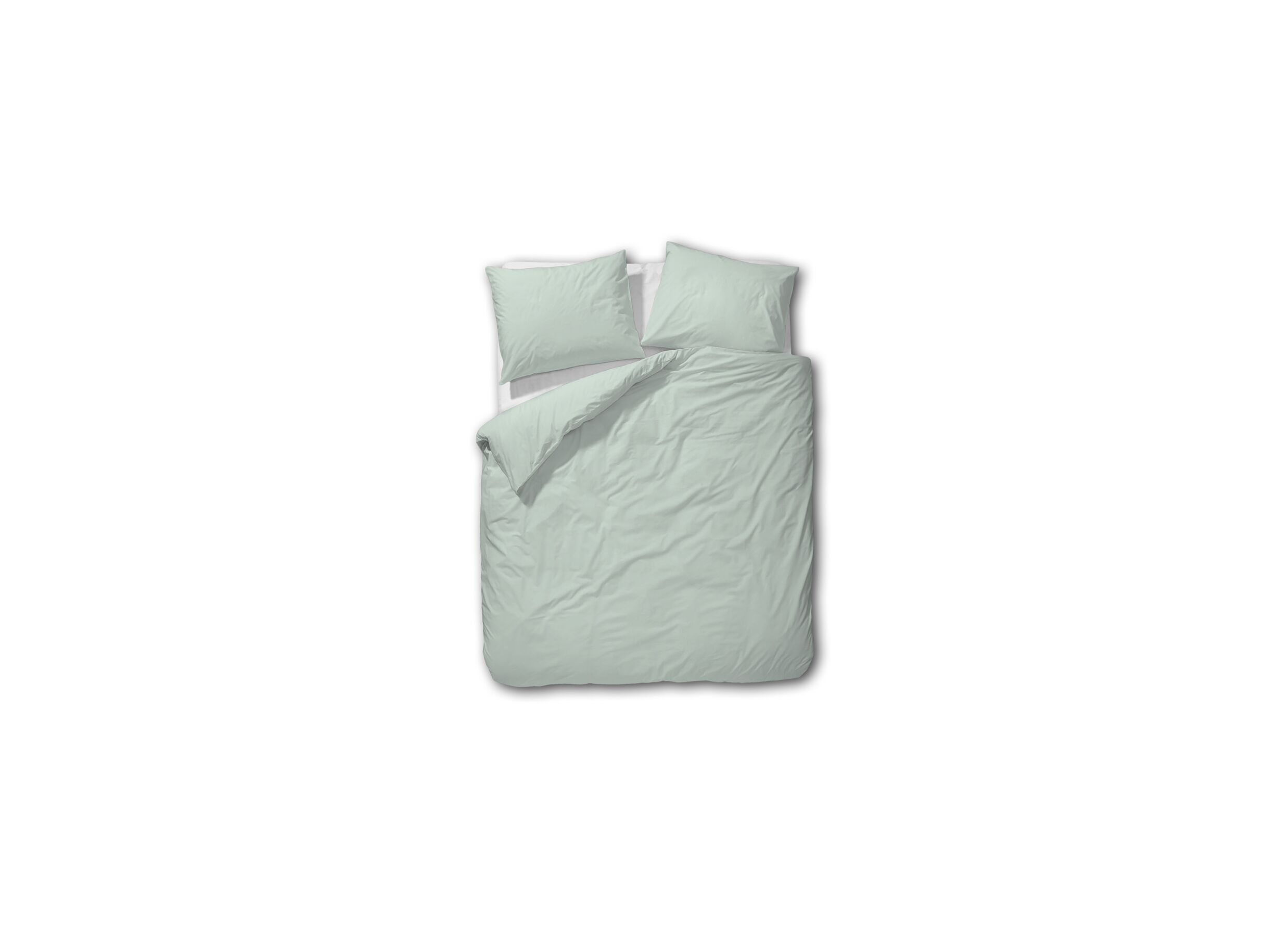 Plus Important - Housse de couette 140x200/220cm - percale coton - vert clair