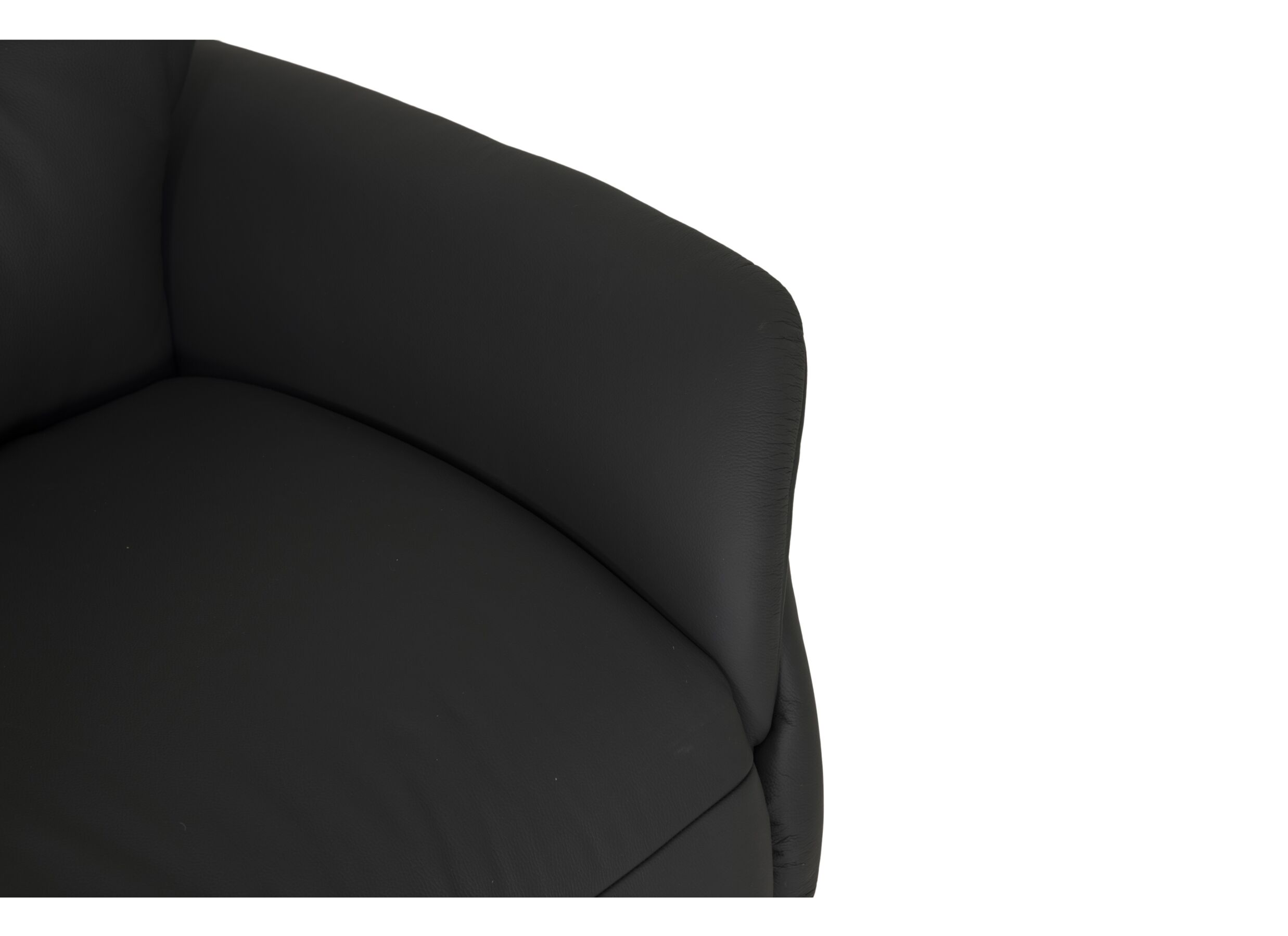 Detailfoto - Relaxzetel 7051.51V+Z60 elektrisch - leder - zwart met verhoogde rug