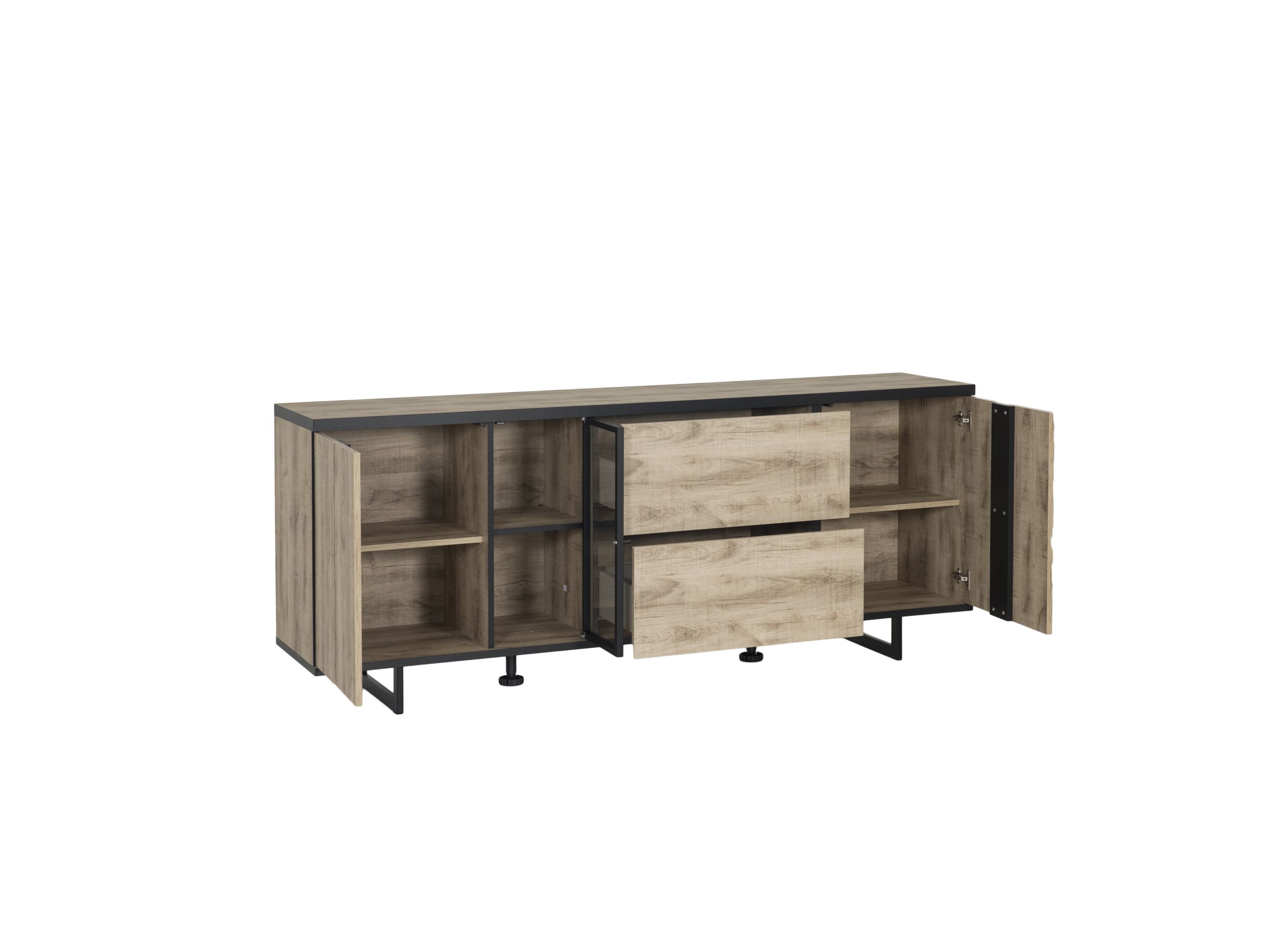 Disposition - Buffet Samson 220cm - mélamine - orca