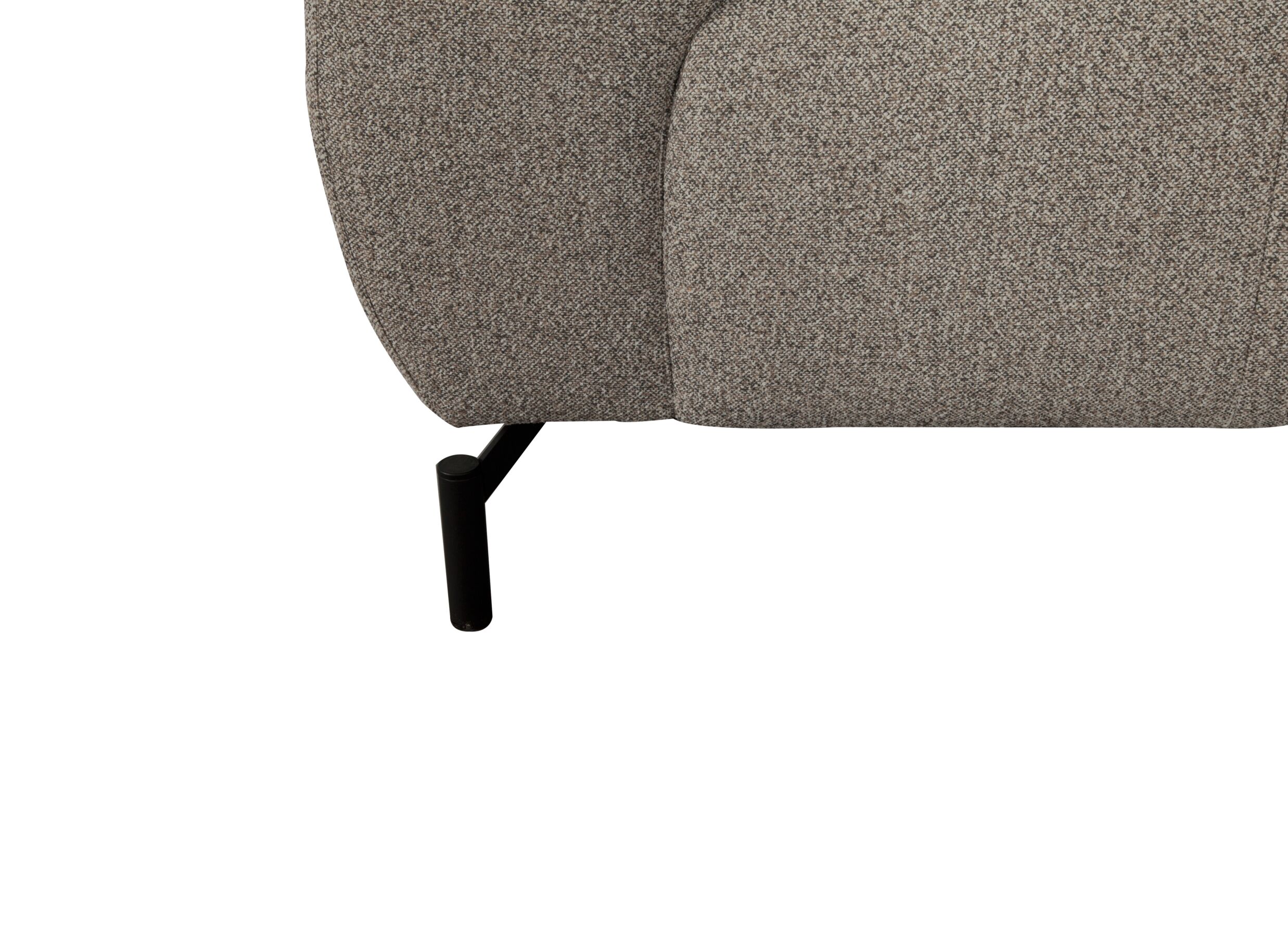 Detailfoto - Hoeksalon Eron 331x182cm - stof - taupe