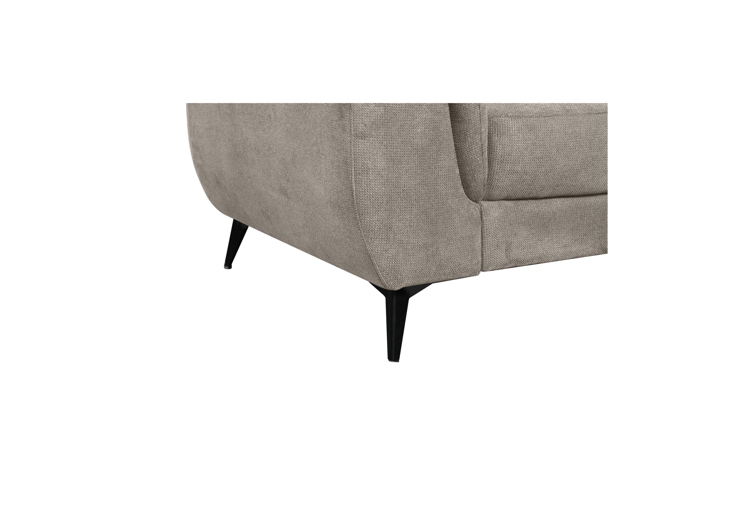 Canapé d'angle Condor tissu champagne
