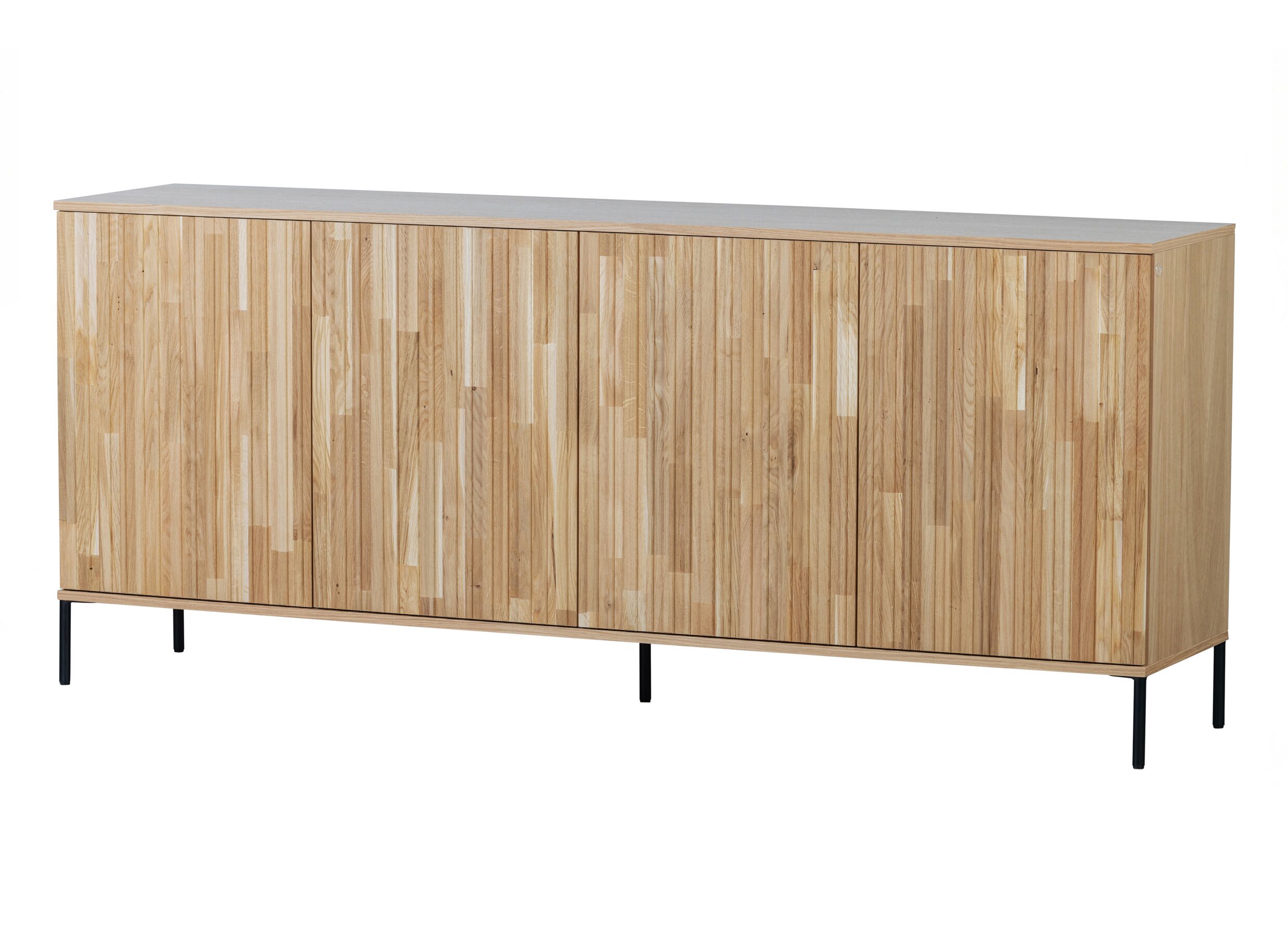Dressoir New Gravure 200x44x85cm - eik fineer - naturel