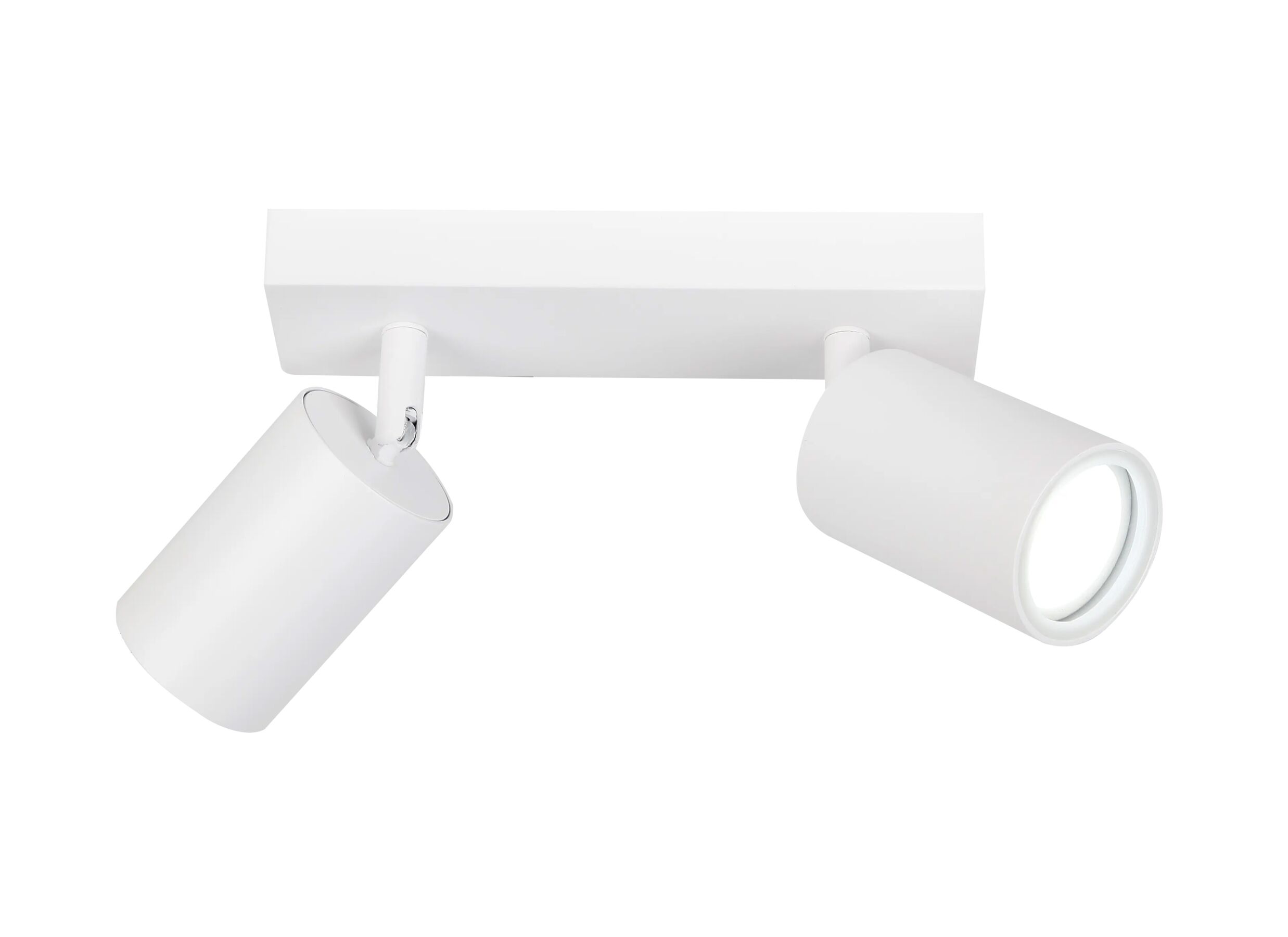 Hoofdfoto - Opbouwspot 2xGU10 - aluminium - wit