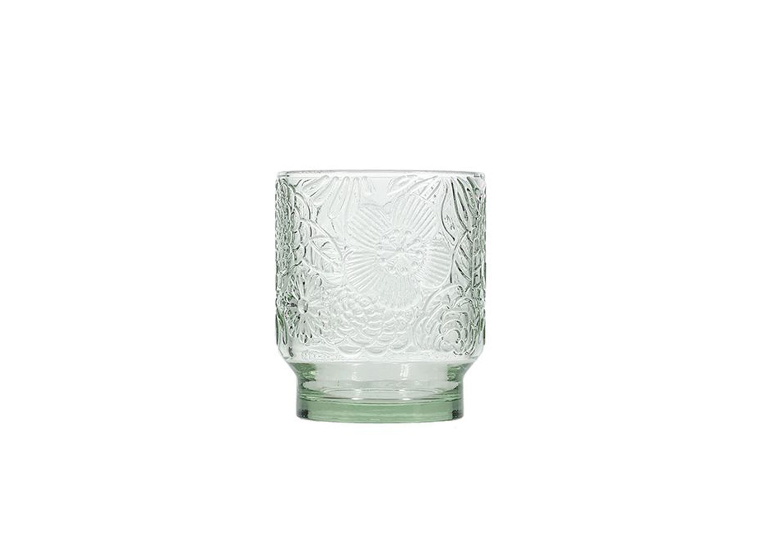 Aperçu - Verre Flora 30cl - verre - vert clair lot de 4