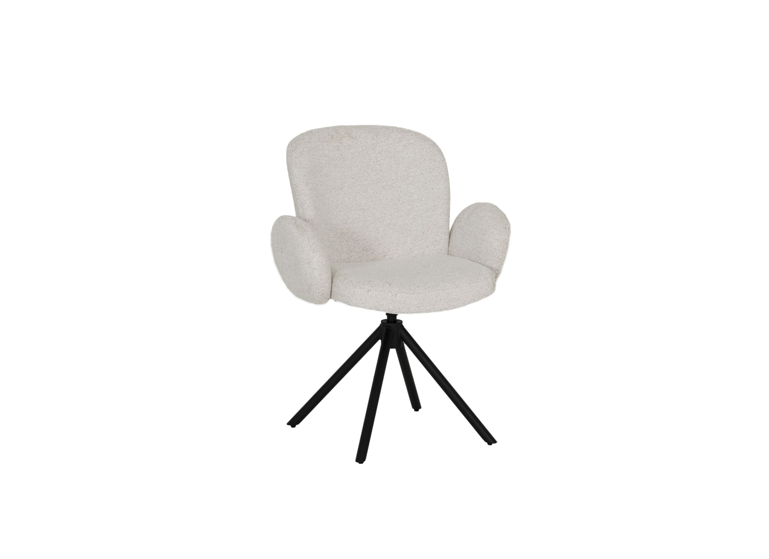 Hoofdfoto - Draaistoel Josea polyestervezel - beige