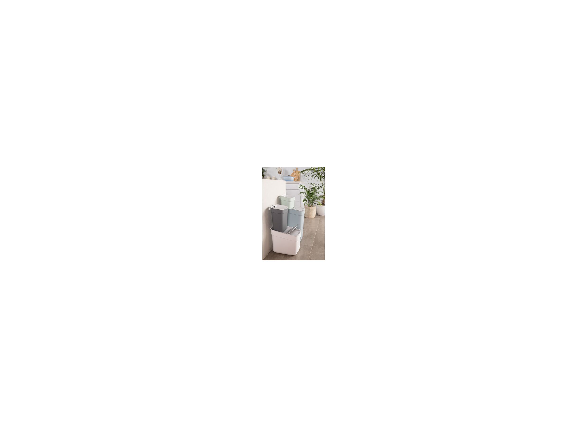Foto ambiance - Poubelle Ready To Collect 10L gris