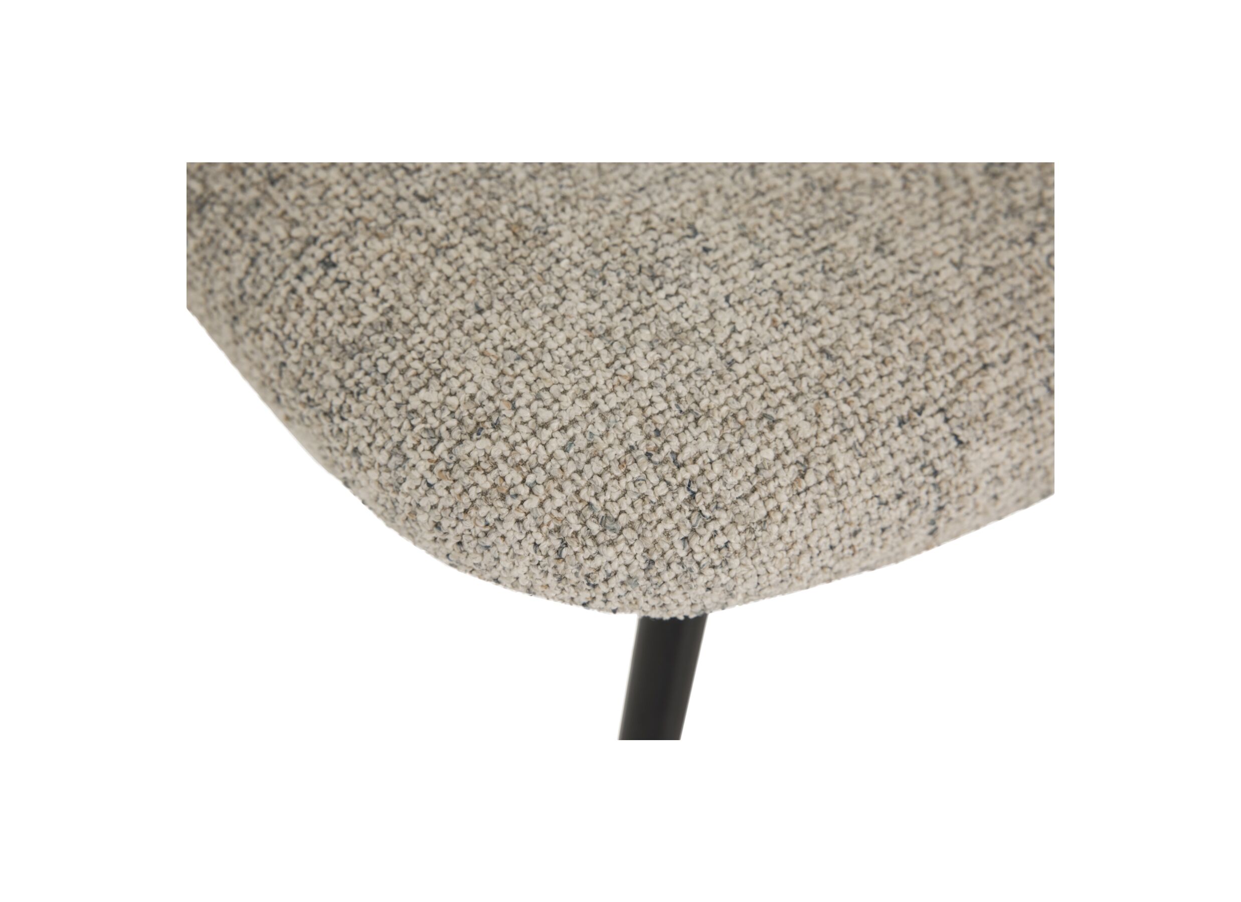 Detailfoto - Stoel Stone 48x52x81cm - stof - beige