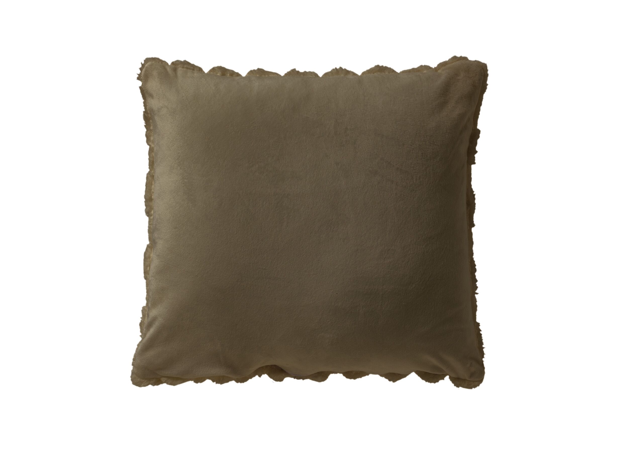 Detail - Coussin Viva 45x45cm - polyester recyclé - military olive