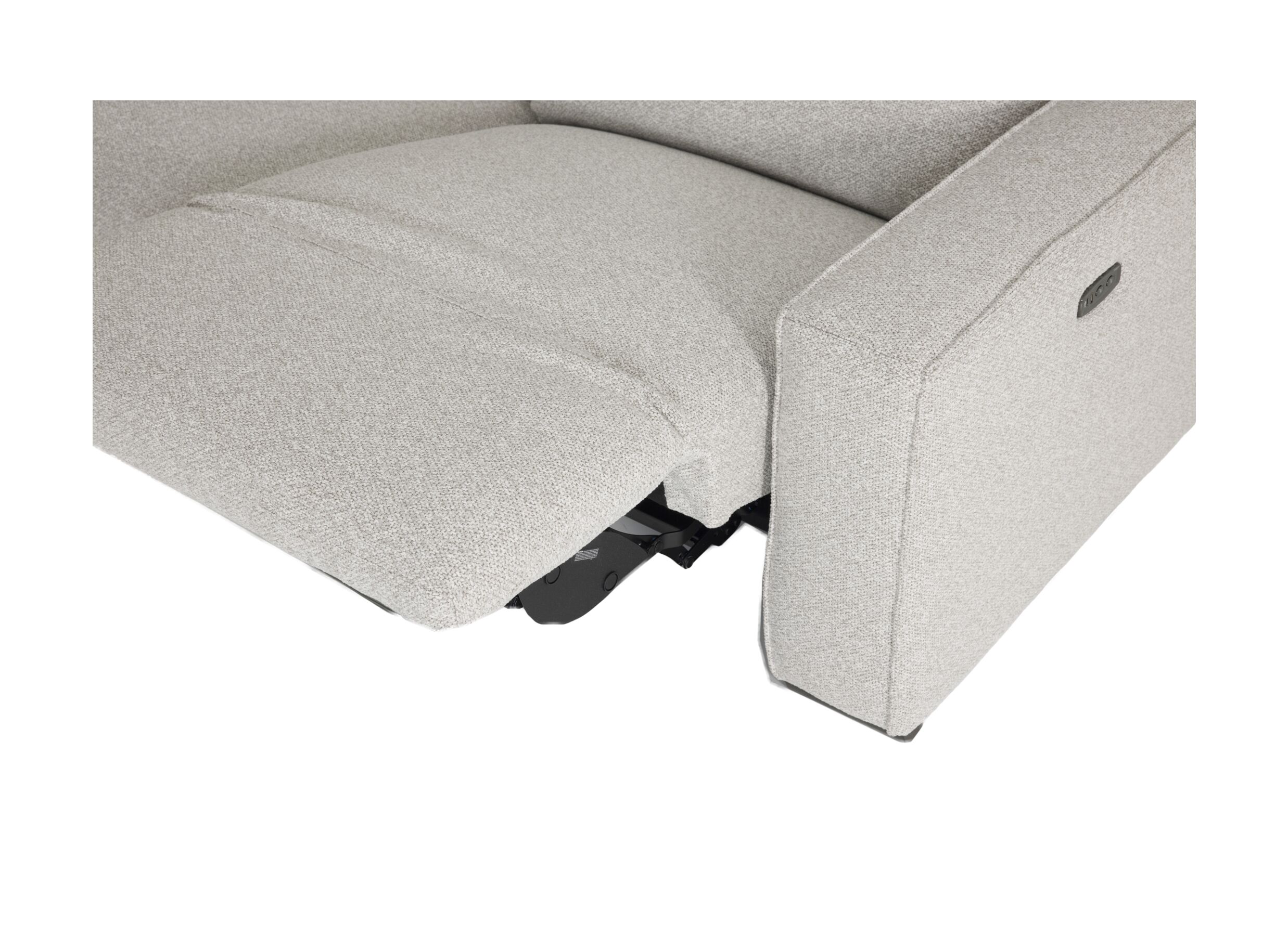 Detailfoto - Zetel Sneak 2,5+2-zit - leder - elephant