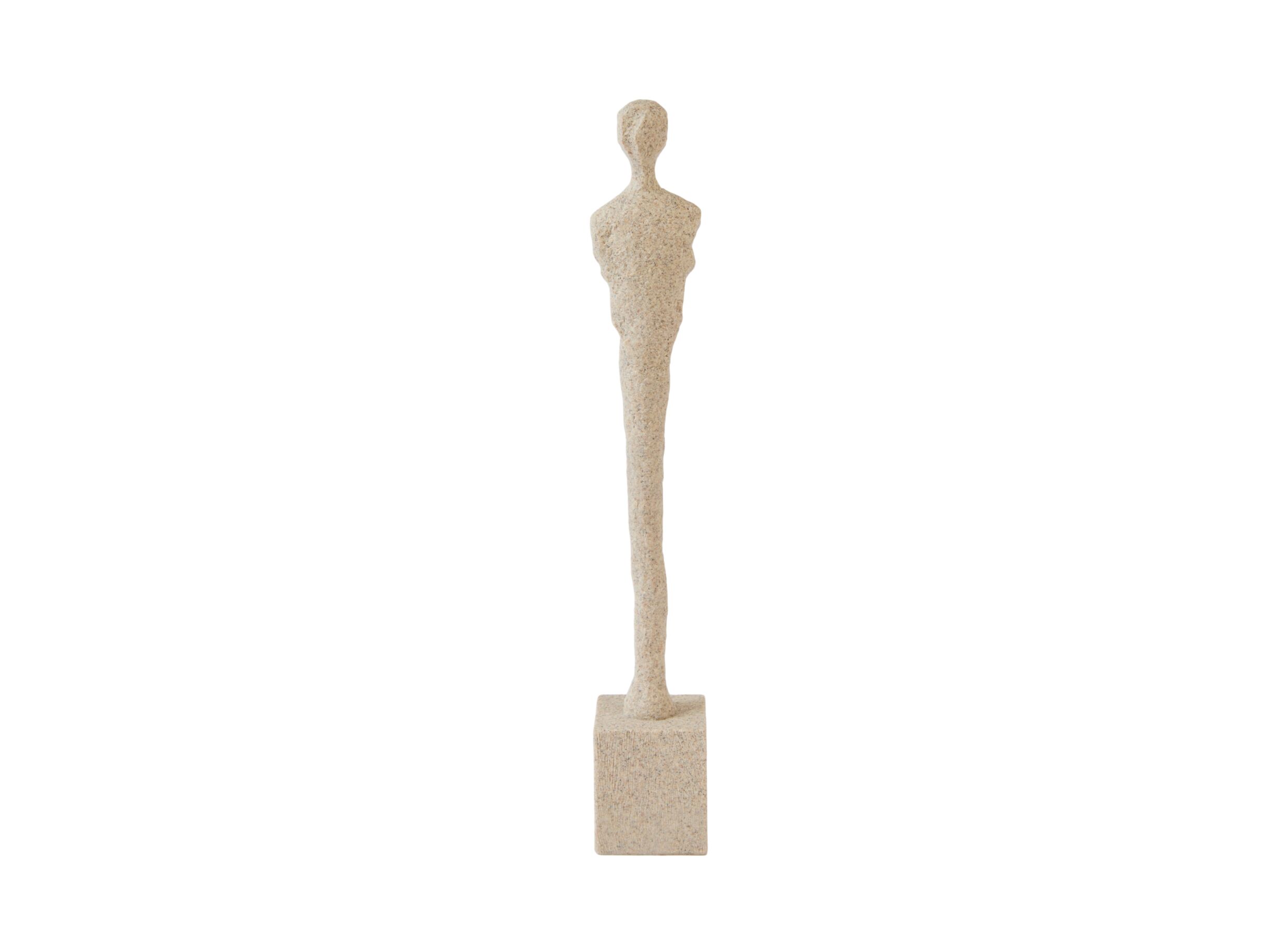 Overzichtsfoto - Beeld Taropa H33,5cm - kunststof - zand