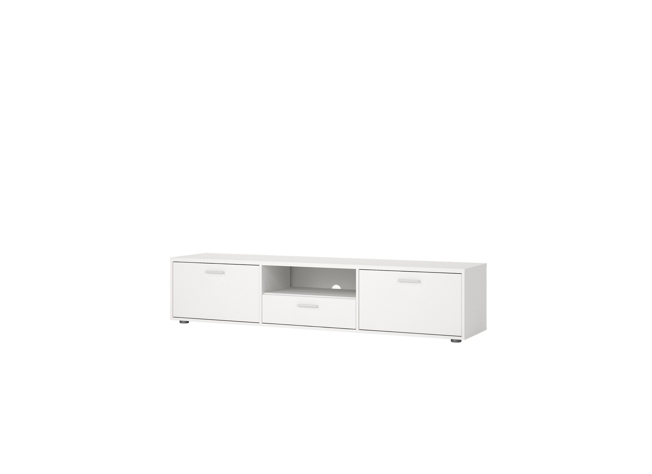 Aperçu - Meuble TV Media blanc 177cm