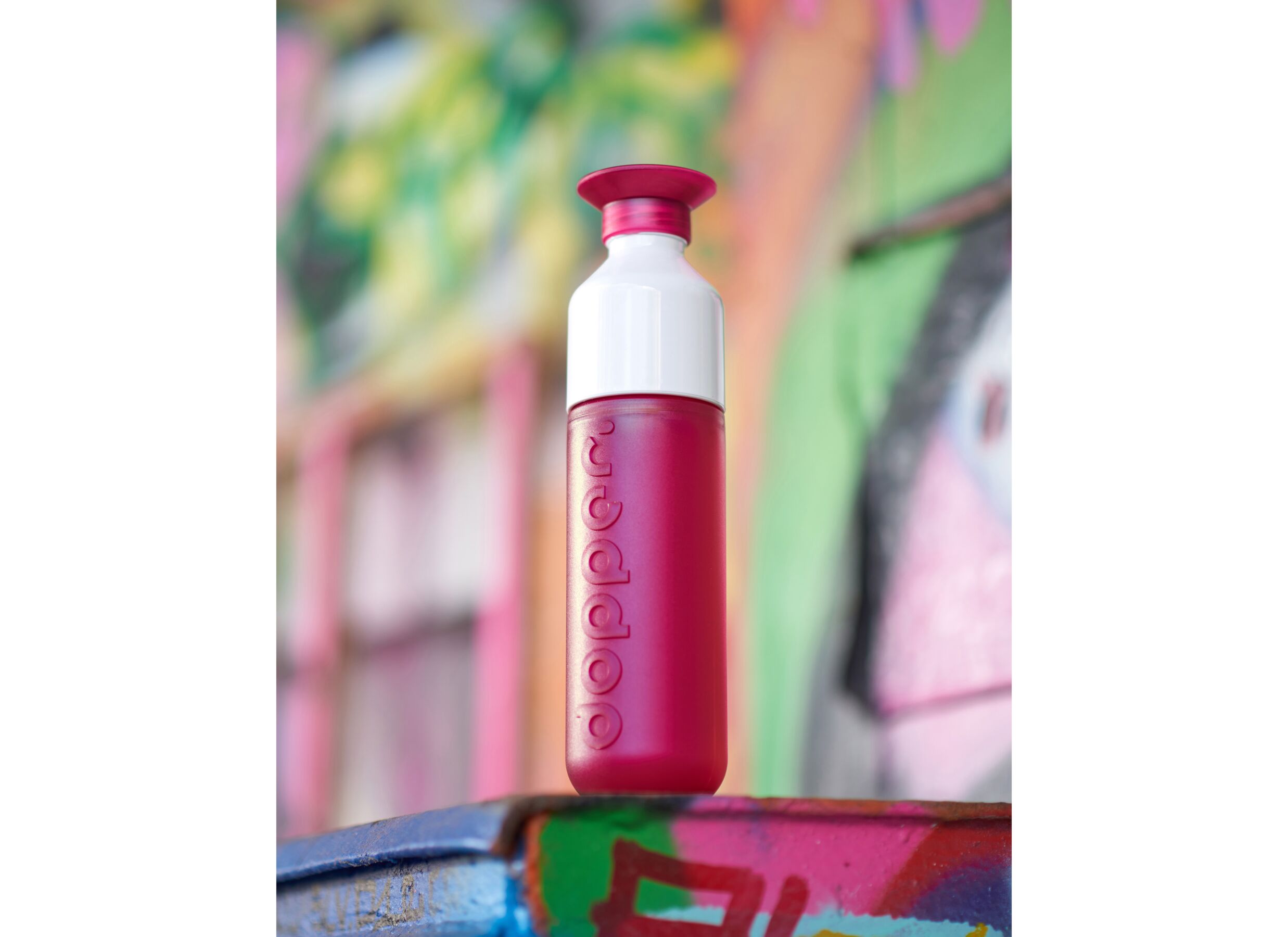 Foto ambiance - Gourde Dopper 45 cl - Plastique - Fuchsia