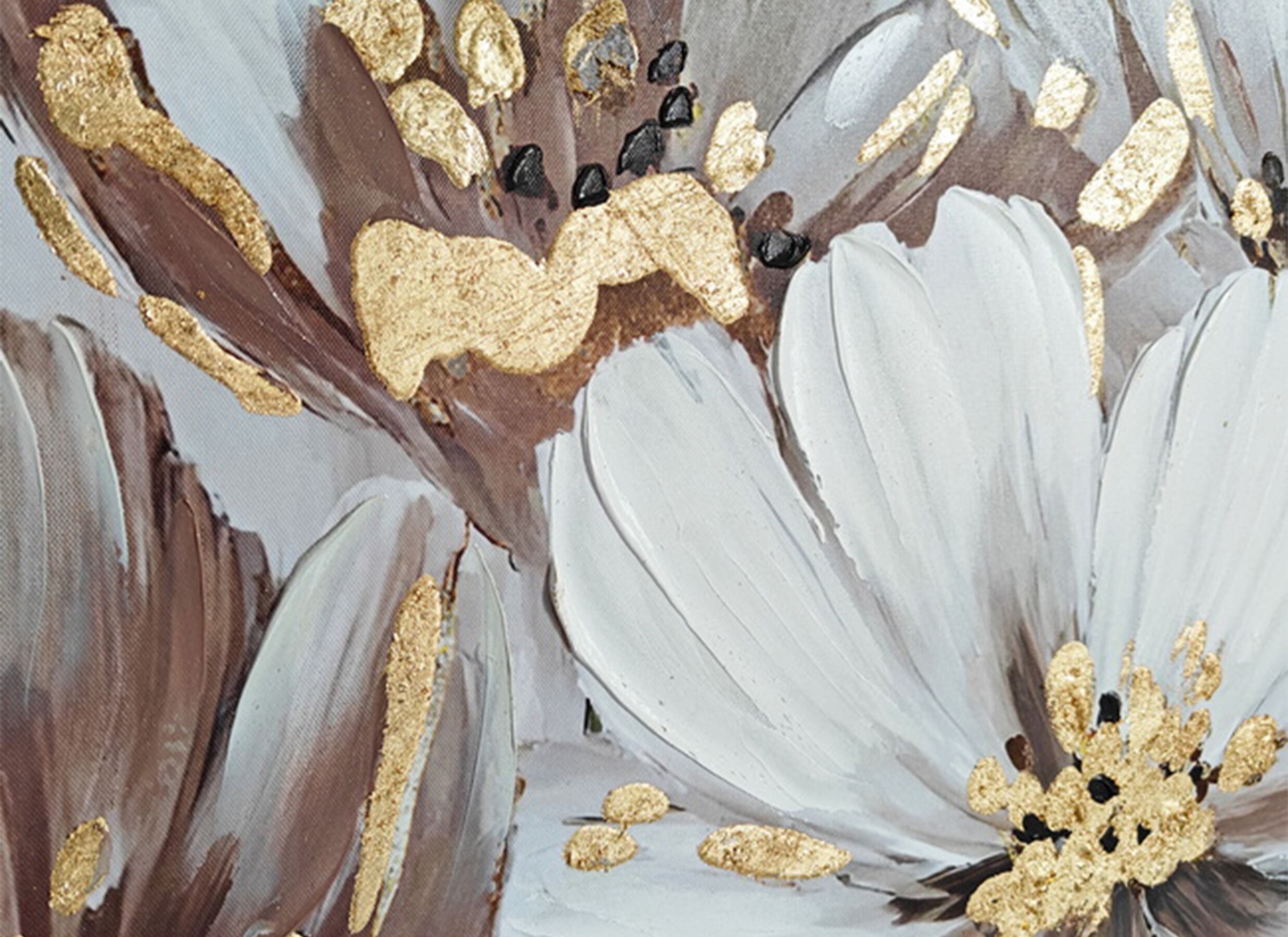 Detailfoto - Print op canvas Blossom 50x50cm - hangeschilderd