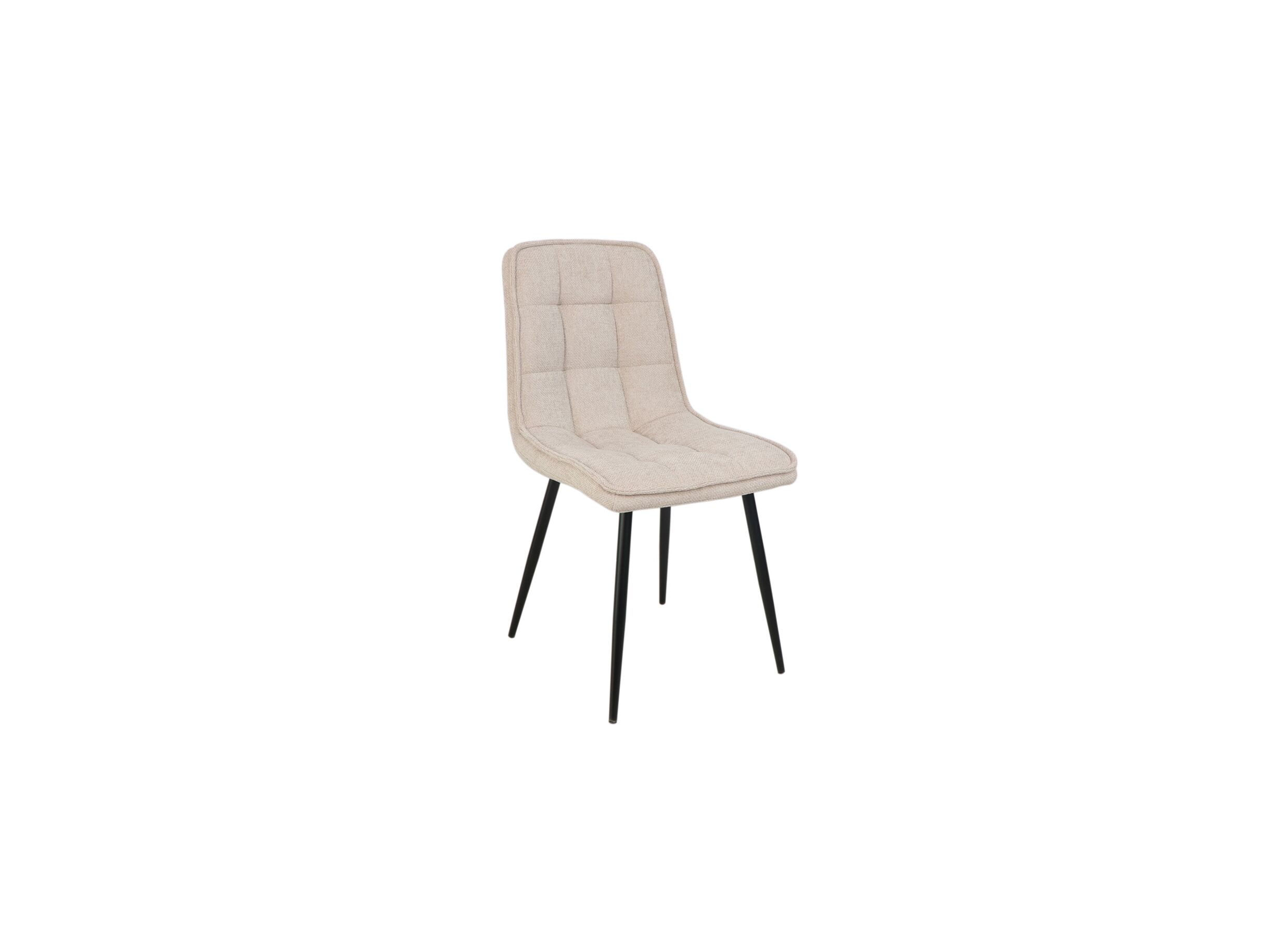 Hoofdfoto - Stoel Aqaba 45x58x90cm - stof - beige