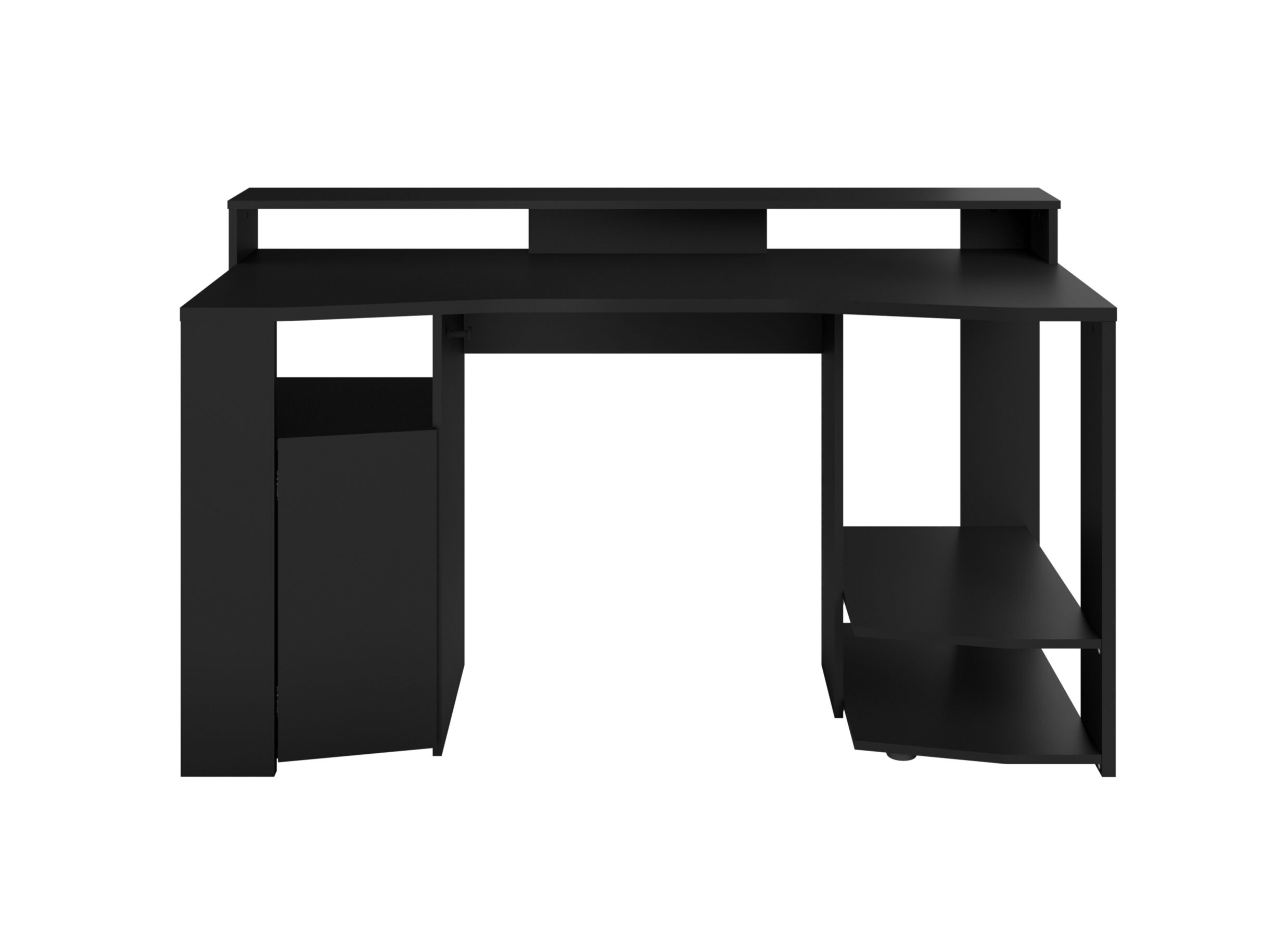 Overzichtsfoto - Gamingbureau 152x62cm - decor - zwart