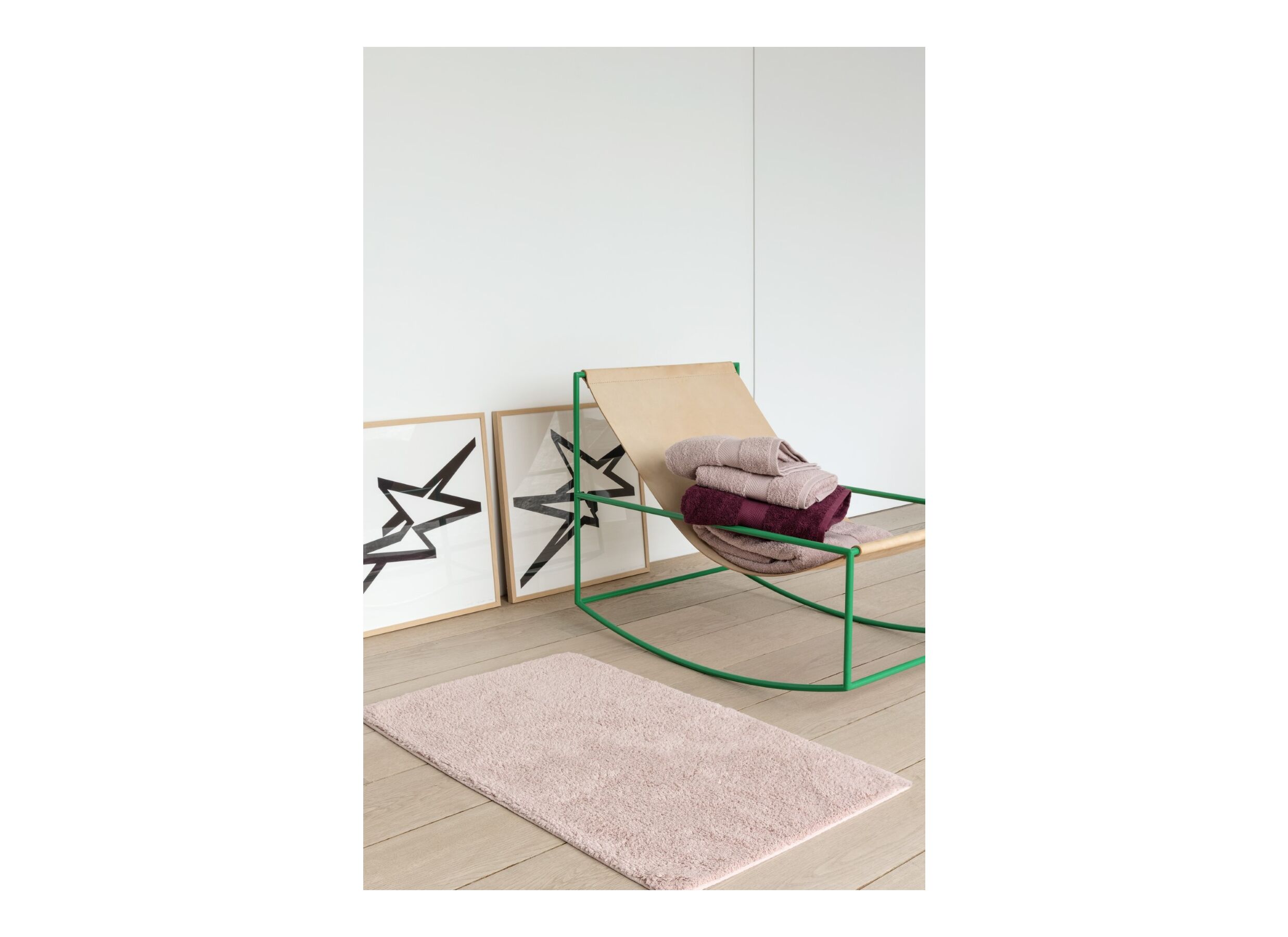 Foto ambiance - Tapis de bain Havana 60x90cm misty pink