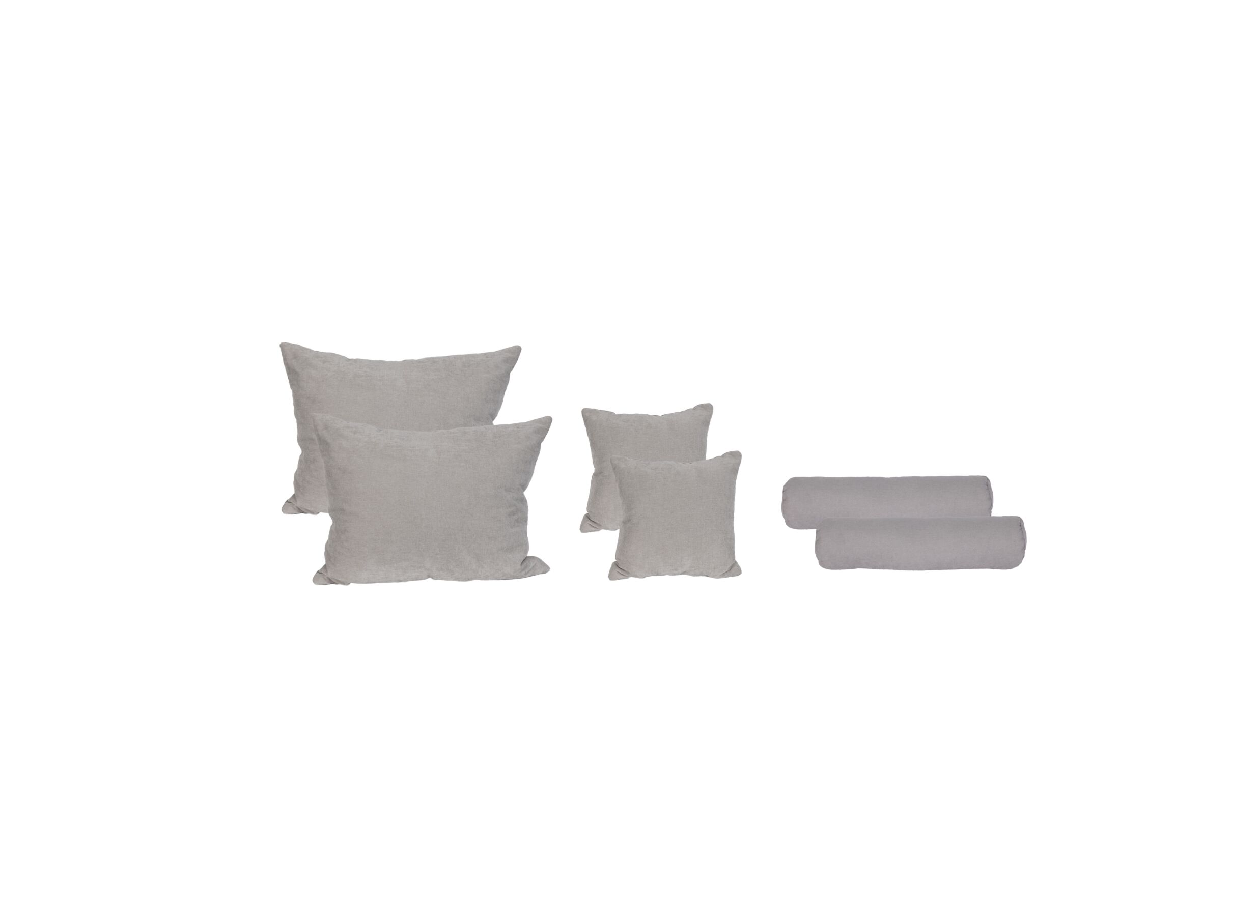 Sierkussens Nagol zilver - Coussins décoratifs Nagol argent, lot de 6