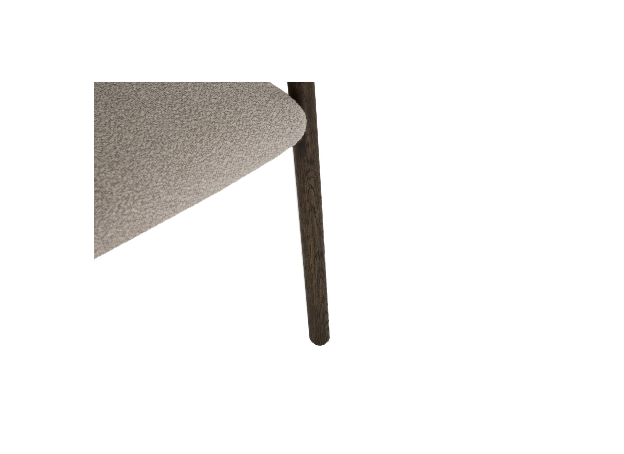 Detailfoto - Stoel ST2410 eik massief - bruin