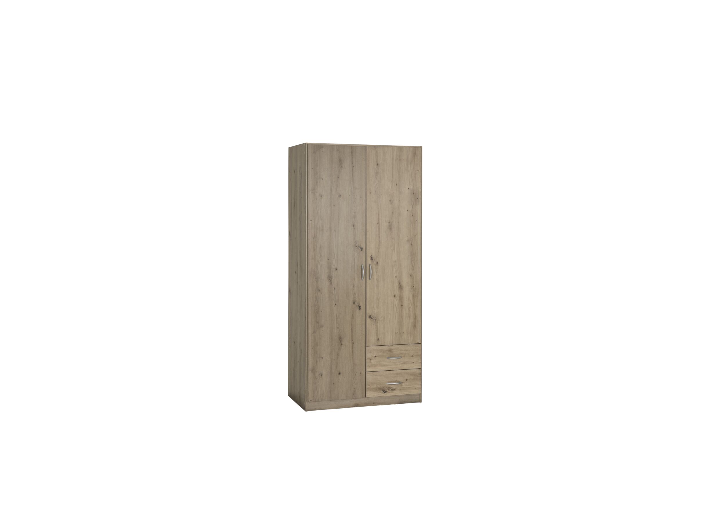 Kleerkast 91cm - decor - artisanale eik - Garde-robe 91cm - décor - chêne artisanal