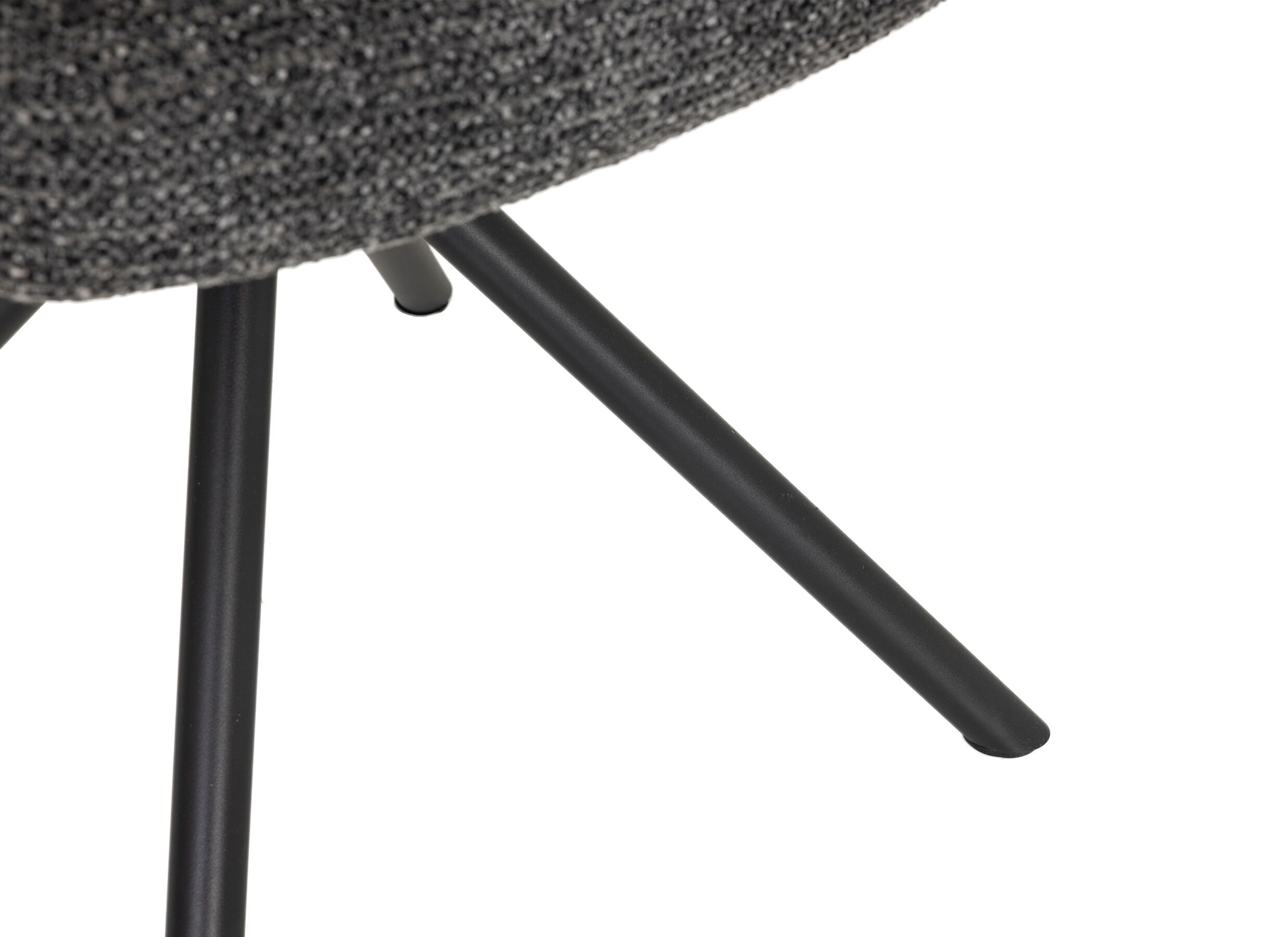 Detail - Chaise pivotante Josea 67x62x86cm - fibre polyester - gris