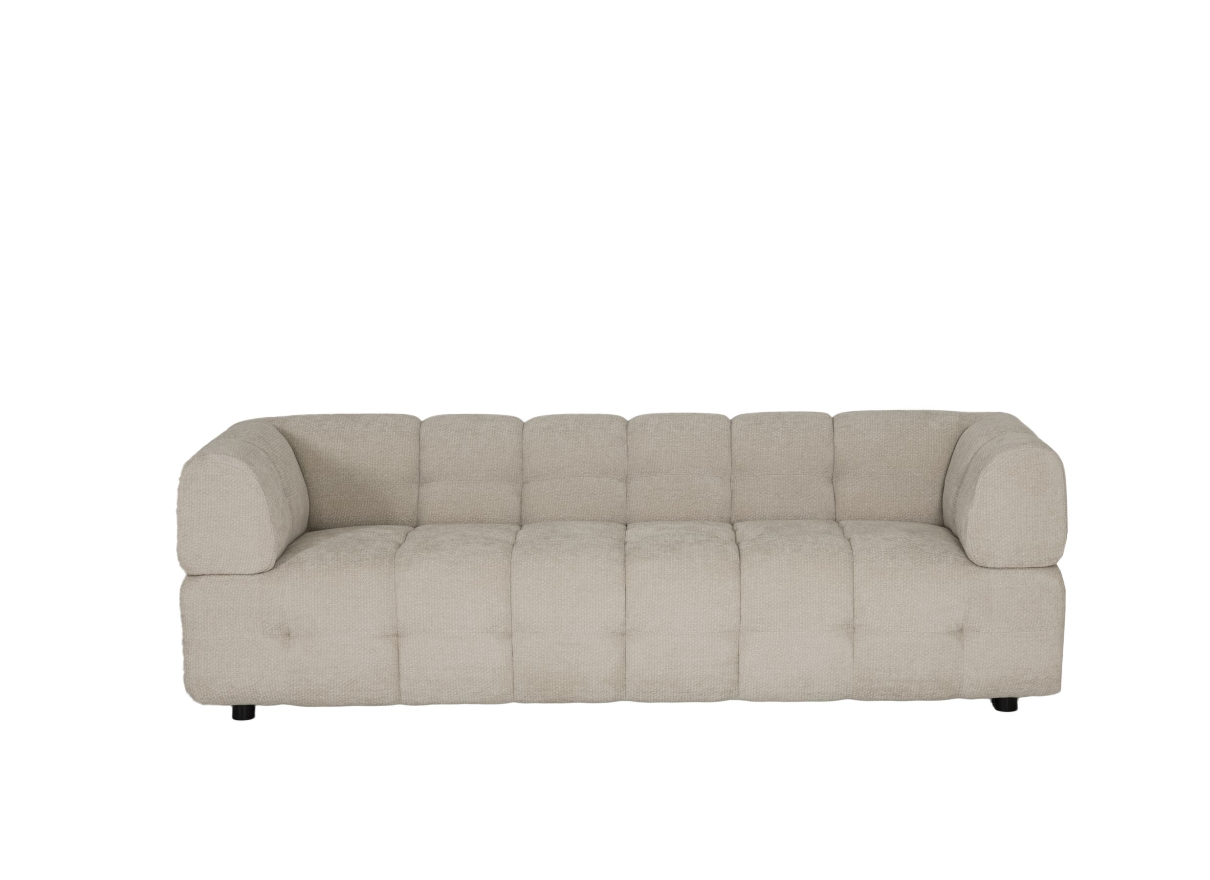 Aperçu - Canapé Tortuga 3 places - fibre polyester - beige