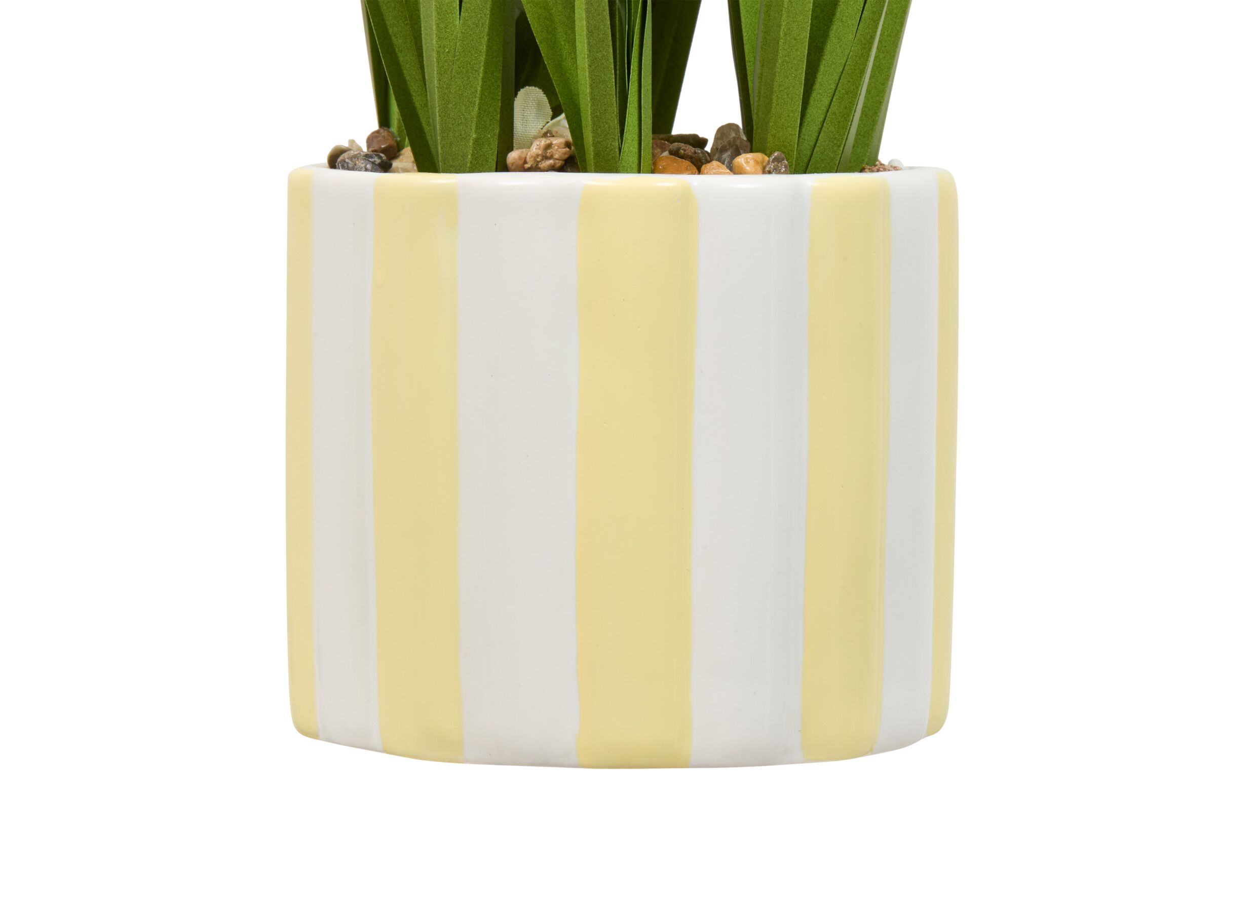 Detail - Plante artificielle Daura H47cm - dolomite - jaune & vert