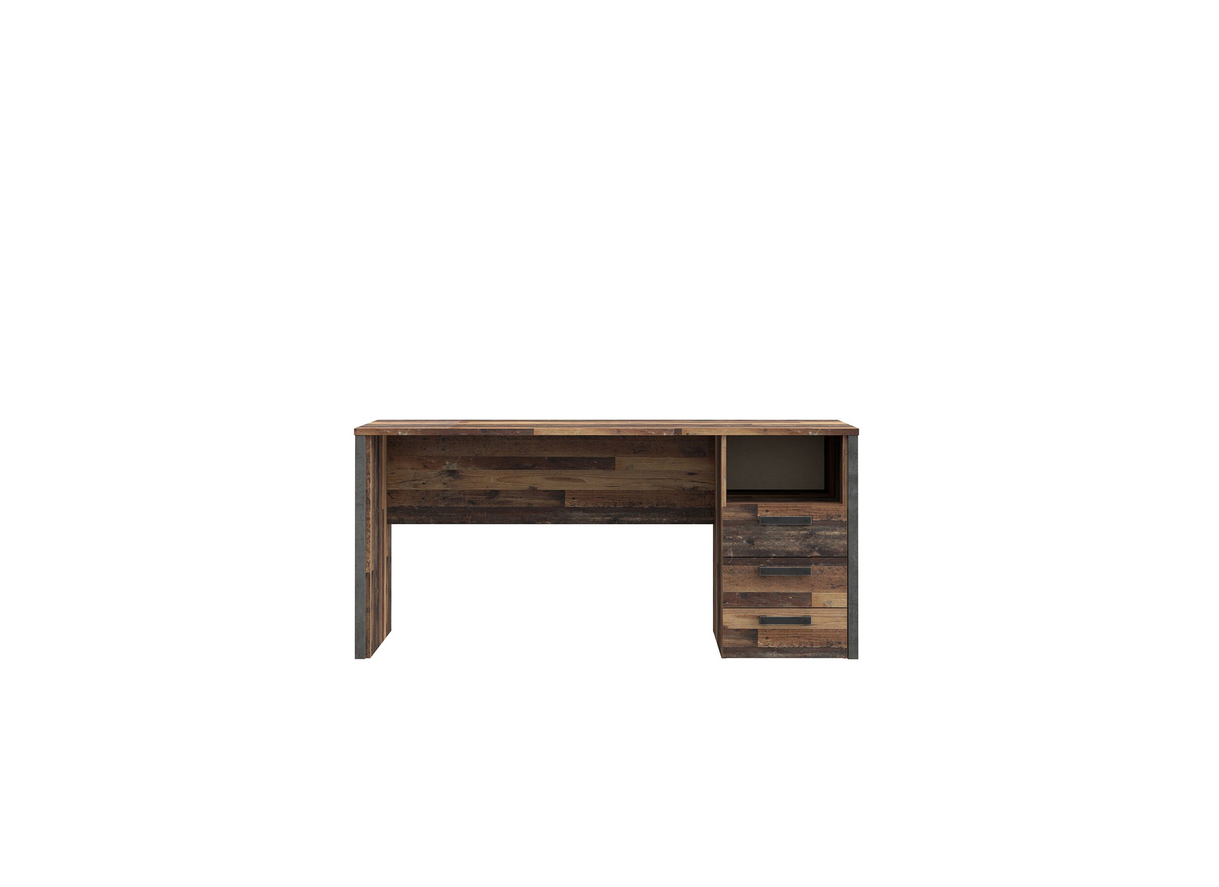 Bureau Clif-B 160x70cmx74cm - panneau décor - old wood/béton
