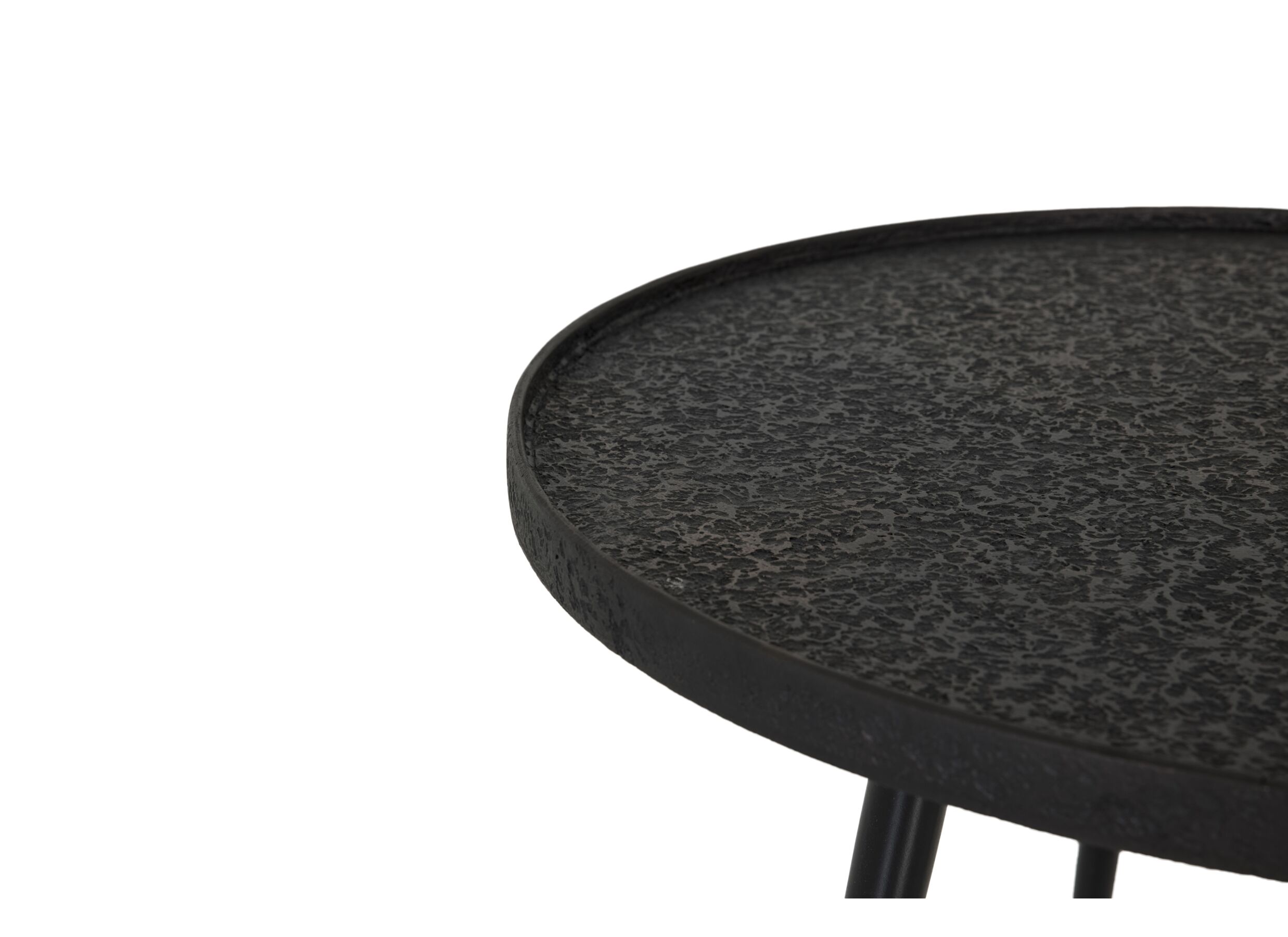 Table basse Billy teck massif ronde
