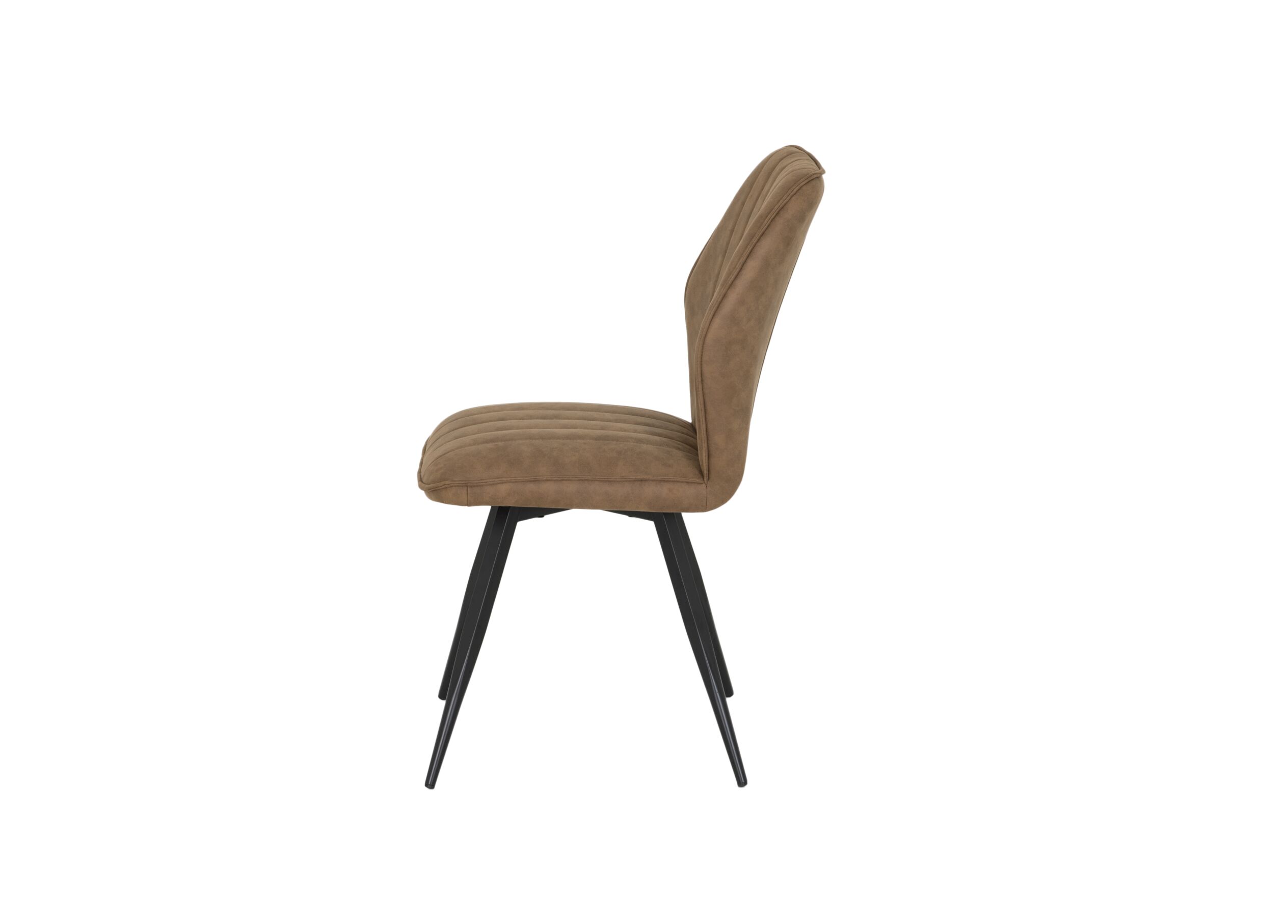 Chaise 47x42x92cm - velours - whisky