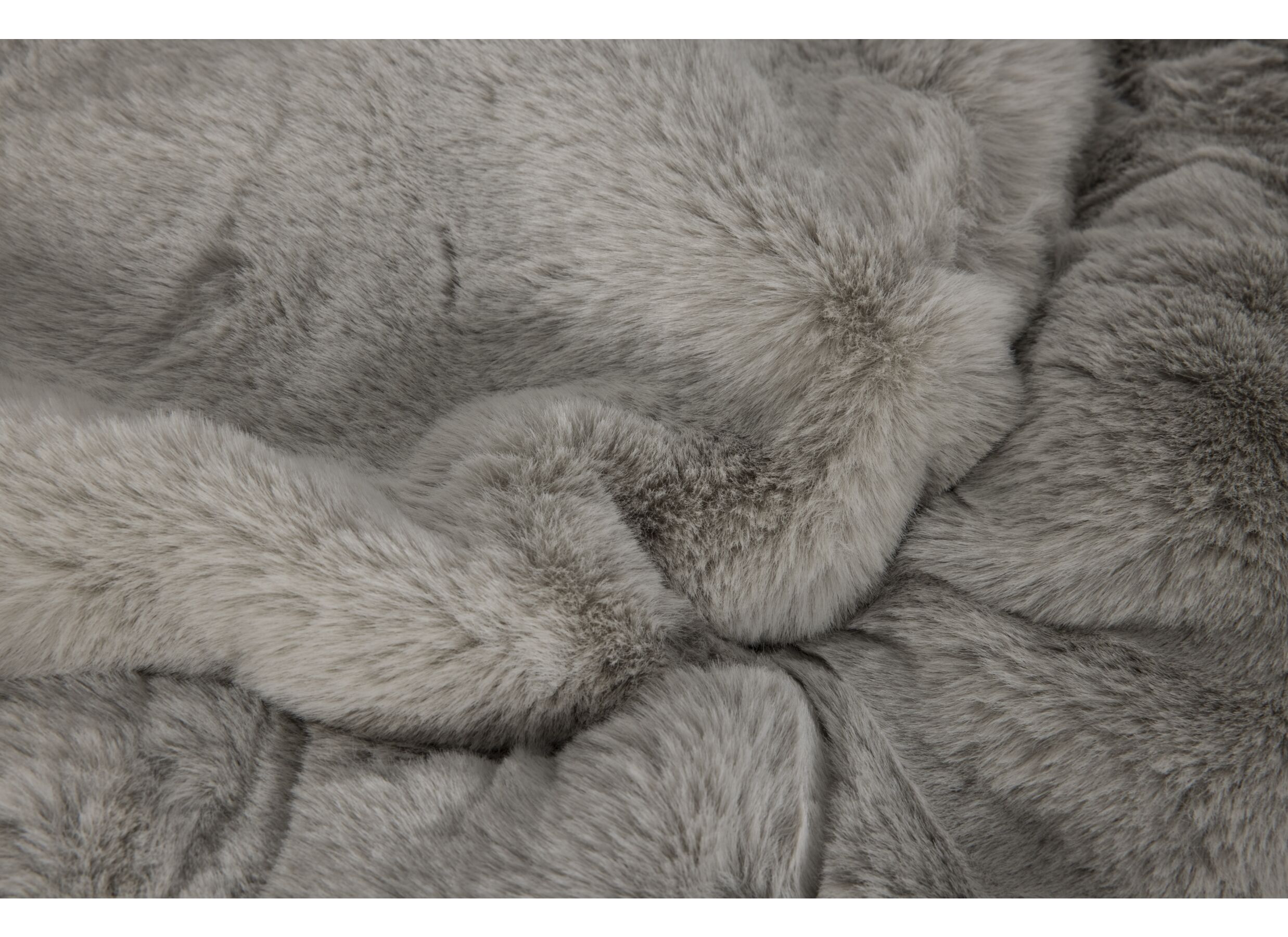Panier pour chien Homey Ø60cm - fourrure synthétique - stone