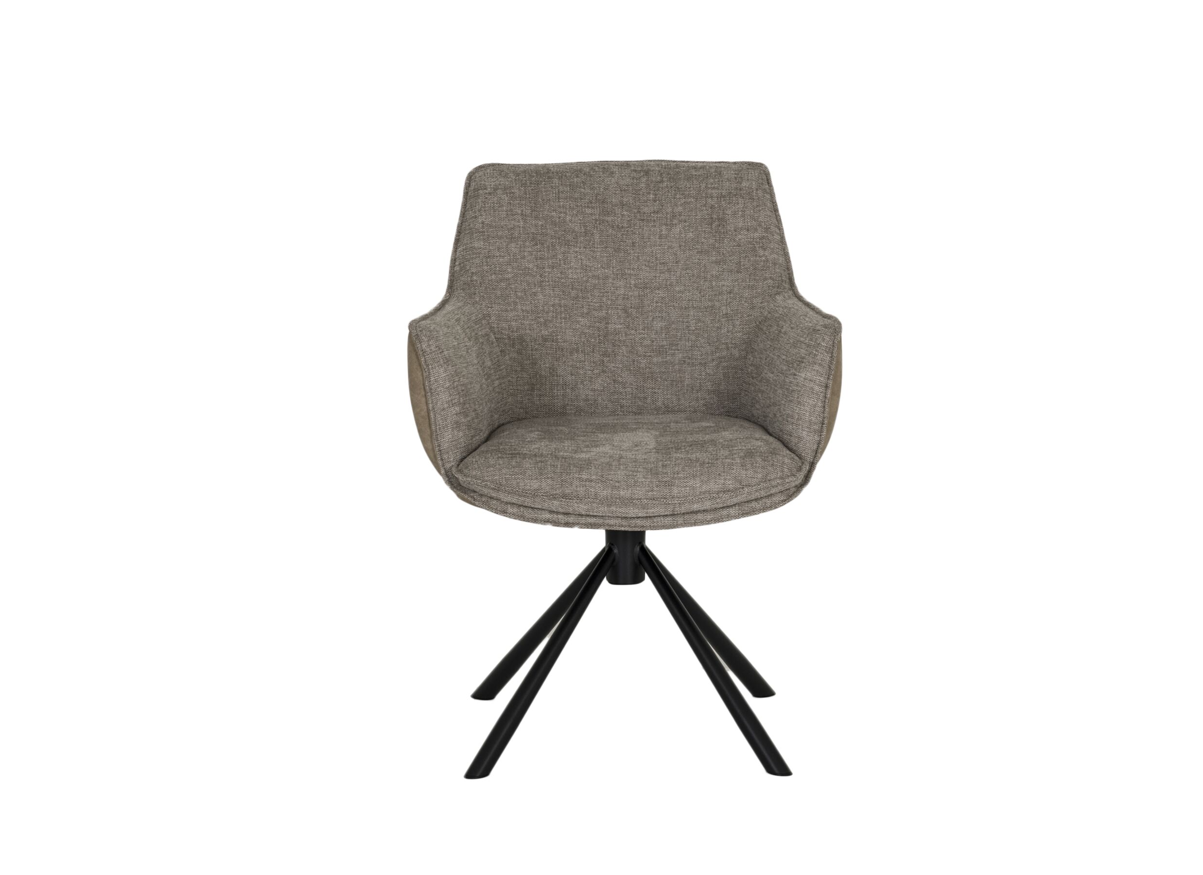 Aperçu - Chaise pivotante Orfeo 64x66,5x84,5cm - fibre polyester - beige