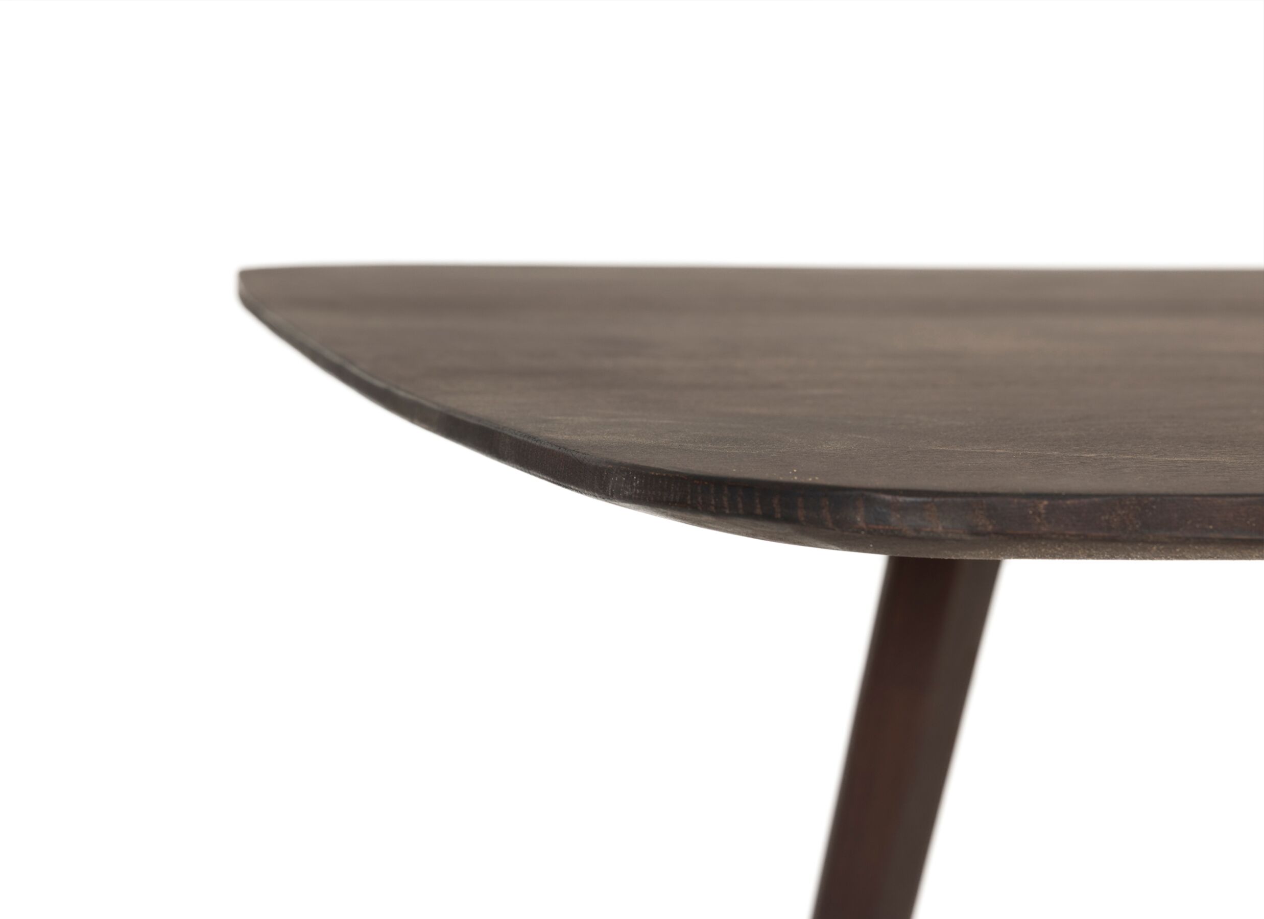 Detailfoto - Tafel Rollo 220x100cm - eik massief - donkerbruin