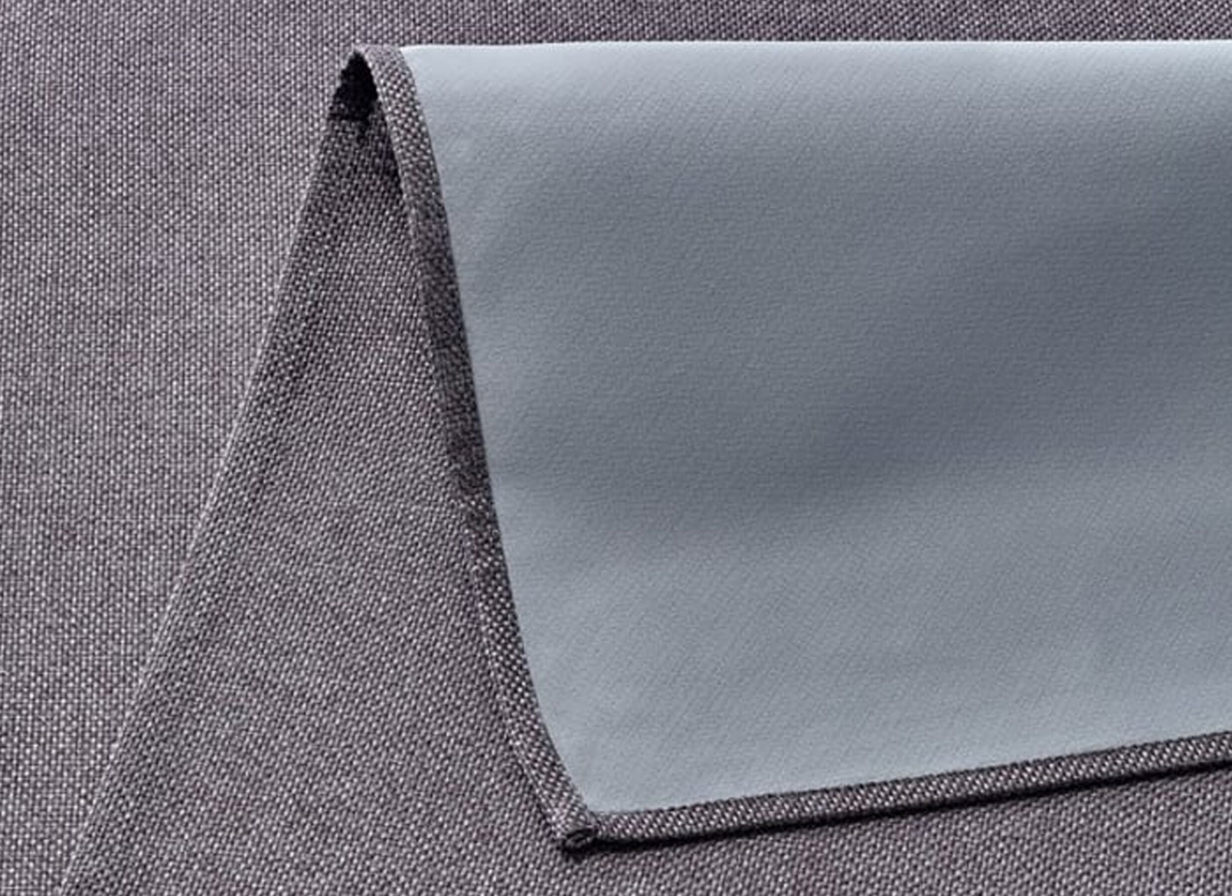 Detailfoto - Gordijn Bruno 135x260cm - polyester - grijs