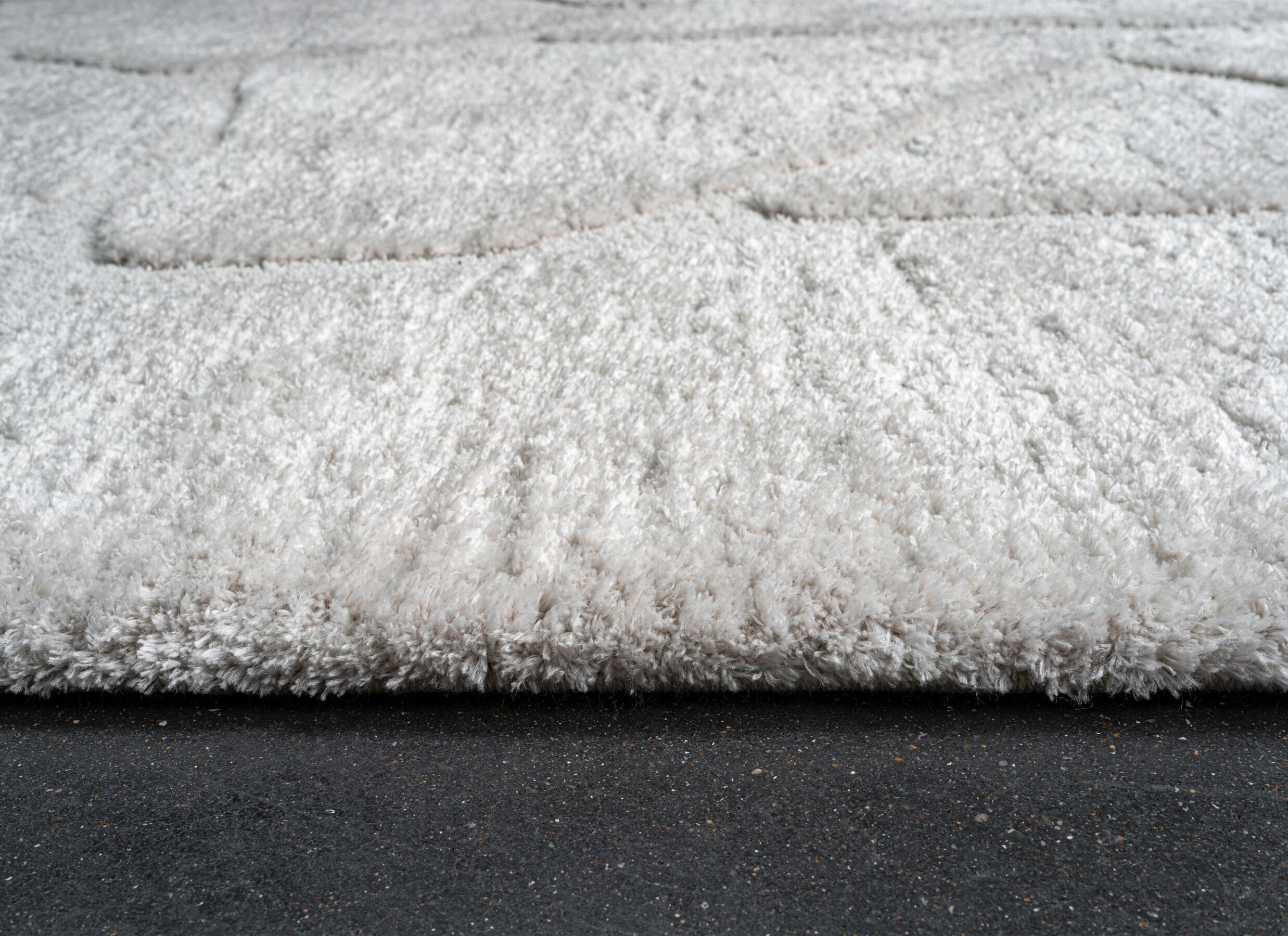Detailfoto - Tapijt Madagaskar 280x380cm - polyestervezel - wit