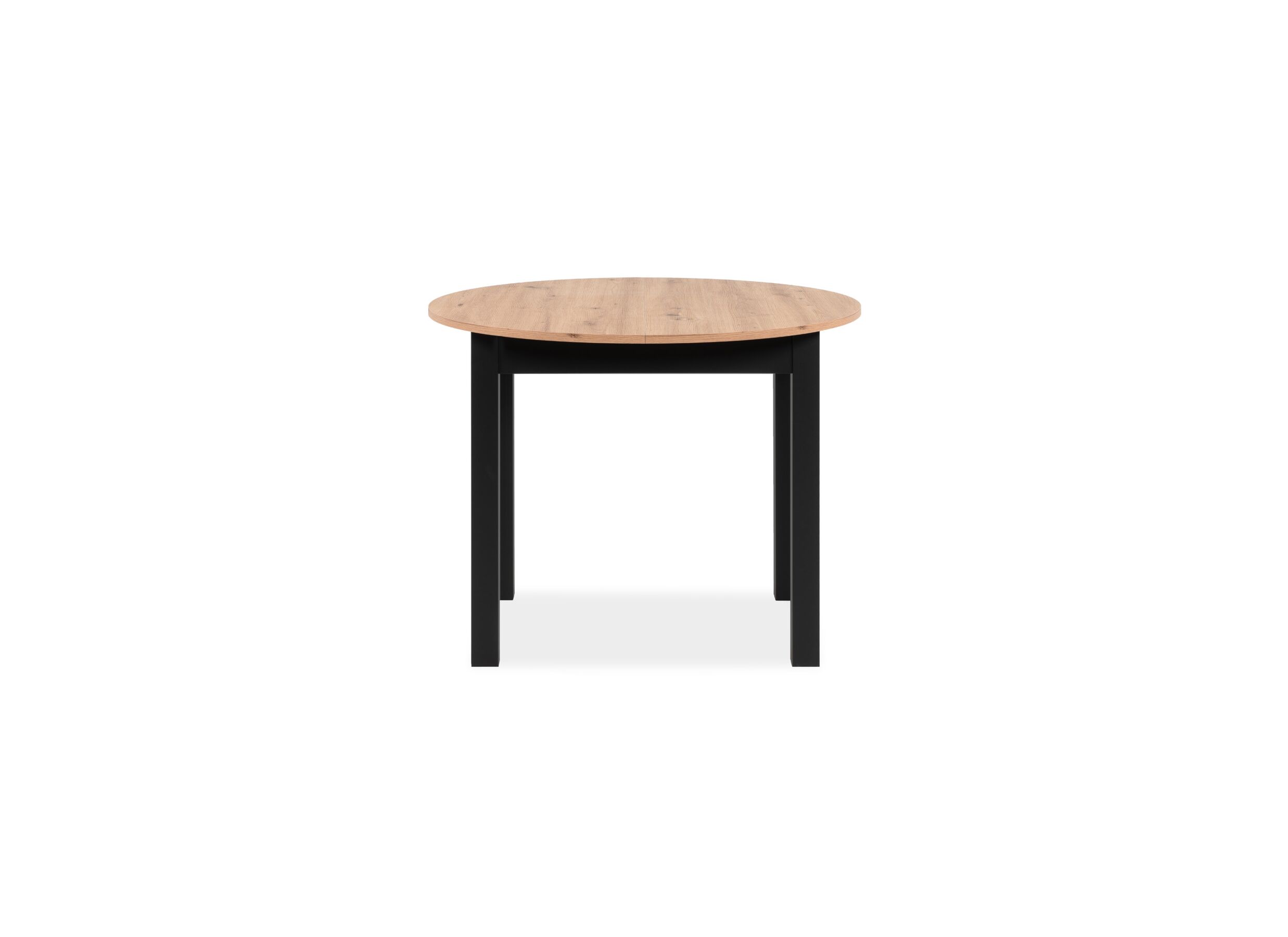 Overzichtsfoto - Ronde tafel Coburg 100/140x100cm - melamine - artisanal oak