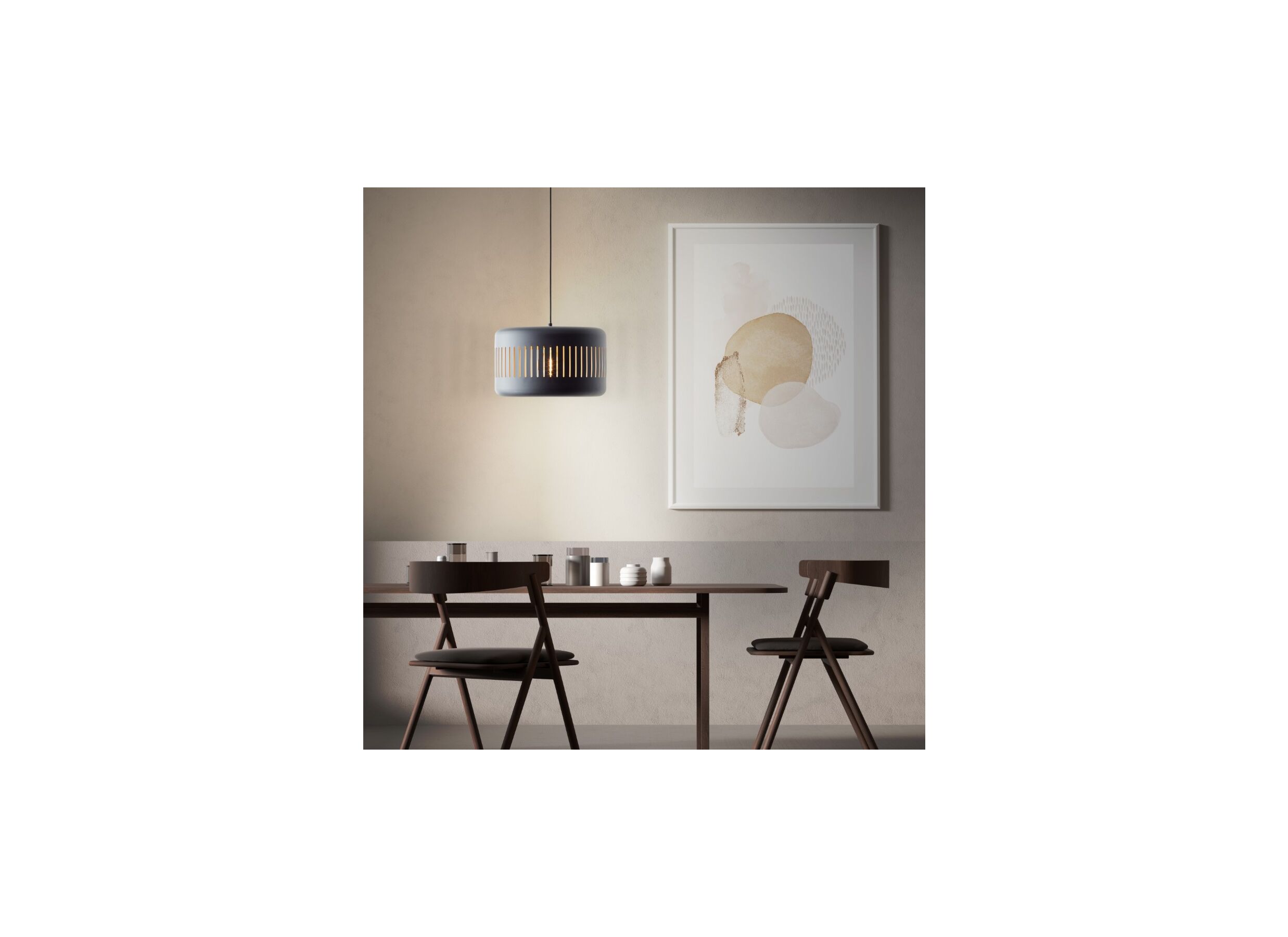 Sfeerfoto - Hanglamp Tyas Ø38cm 60W E27