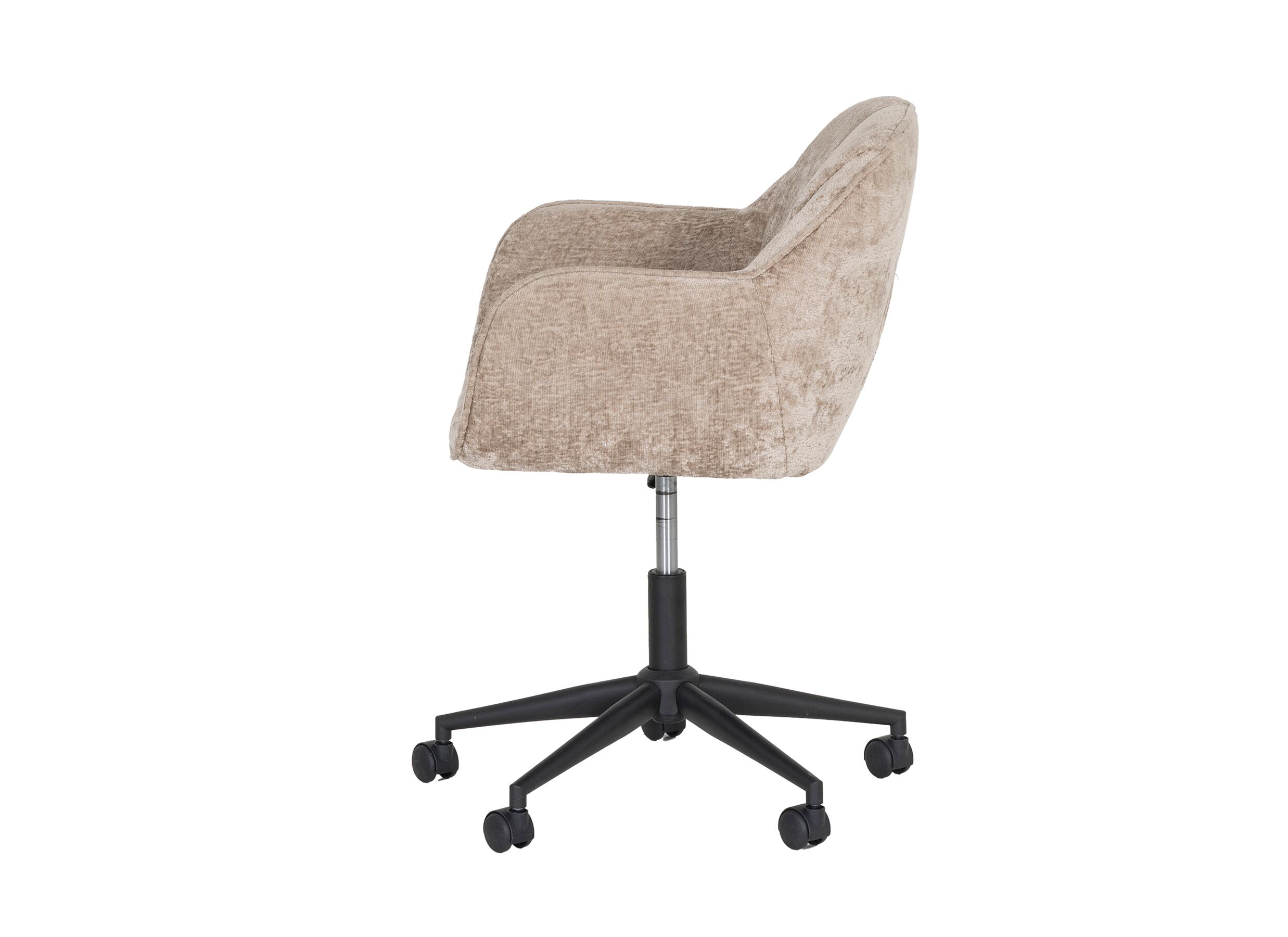 Aperçu - Chaise de bureau Union 60x62x80cm - tissu - light coffee