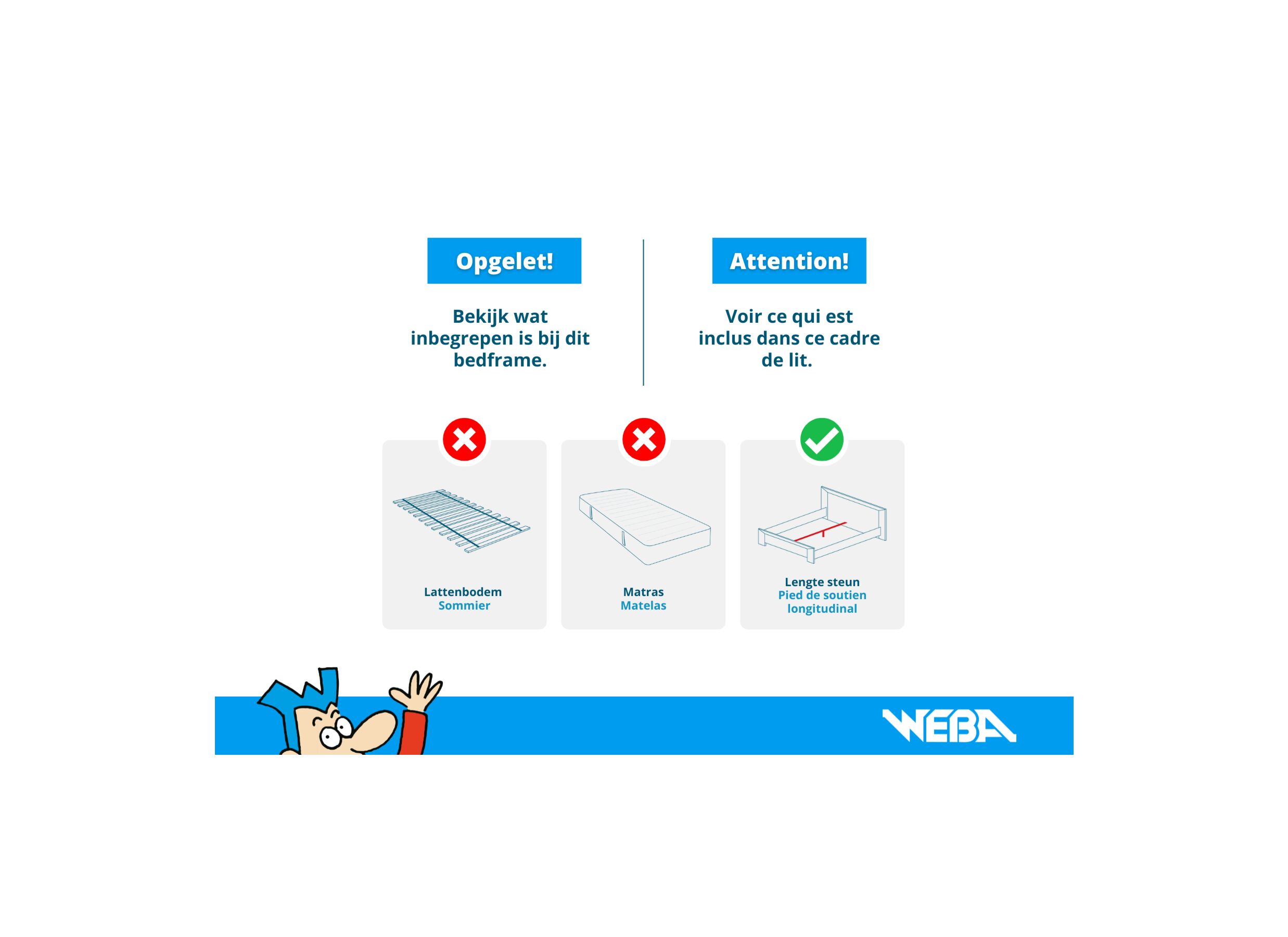 Configuration - Lit Notte 180x200cm - chêne massif & placage - naturel