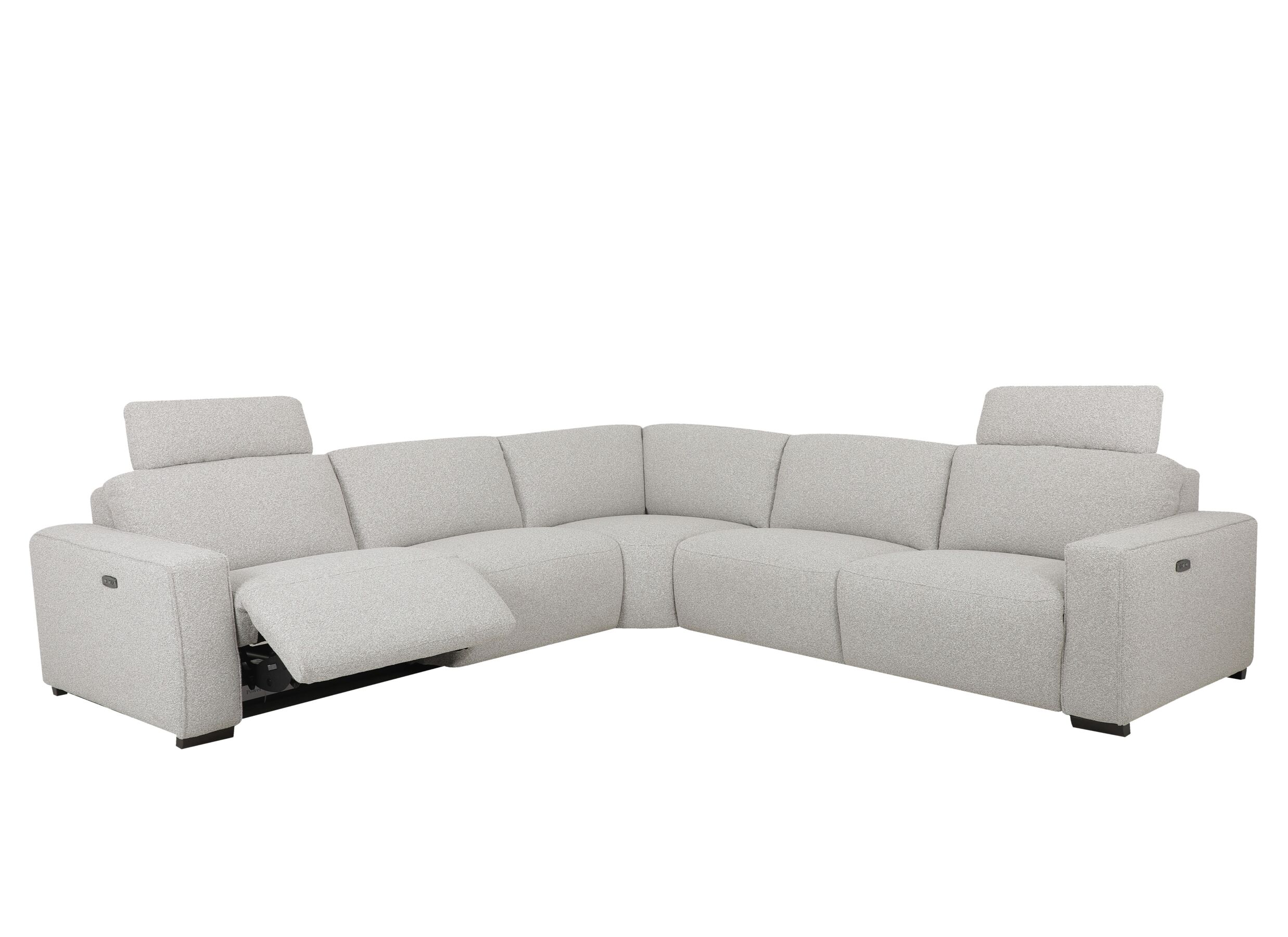 Overzichtsfoto - Hoeksalon Delta 300x300cm - stof - grijs met relax