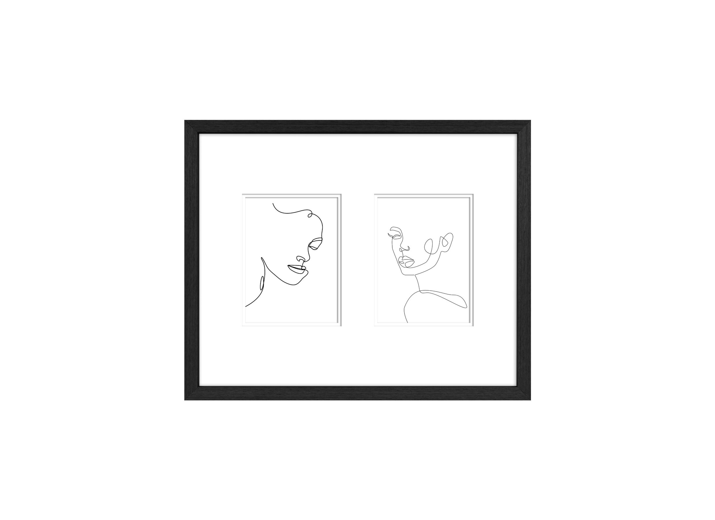 Fotokader Larino 50x40cm - MDF - zwart