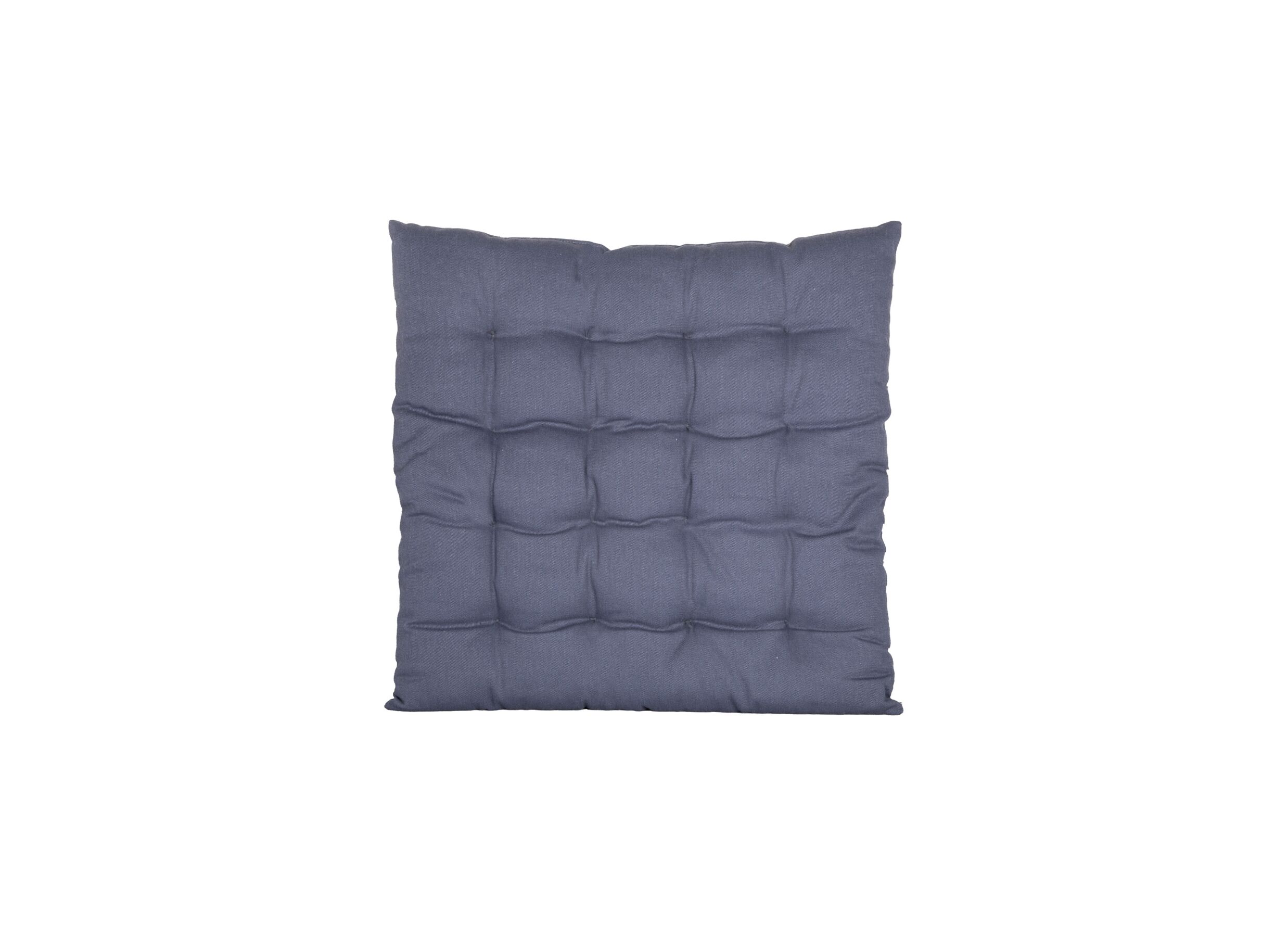 Plus Important - Coussin de chaise Uni 40x40cm - tissu - bleu