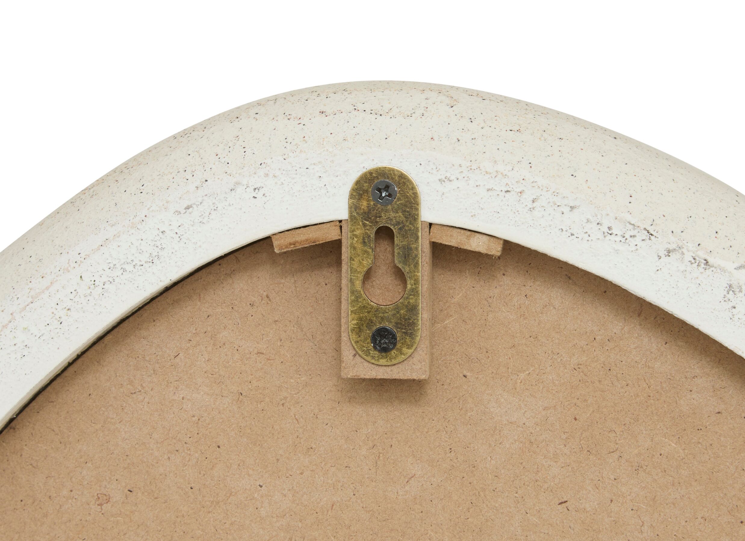 Detail - Miroir Chesni 60x47cm - MDF & verre miroir - blanc