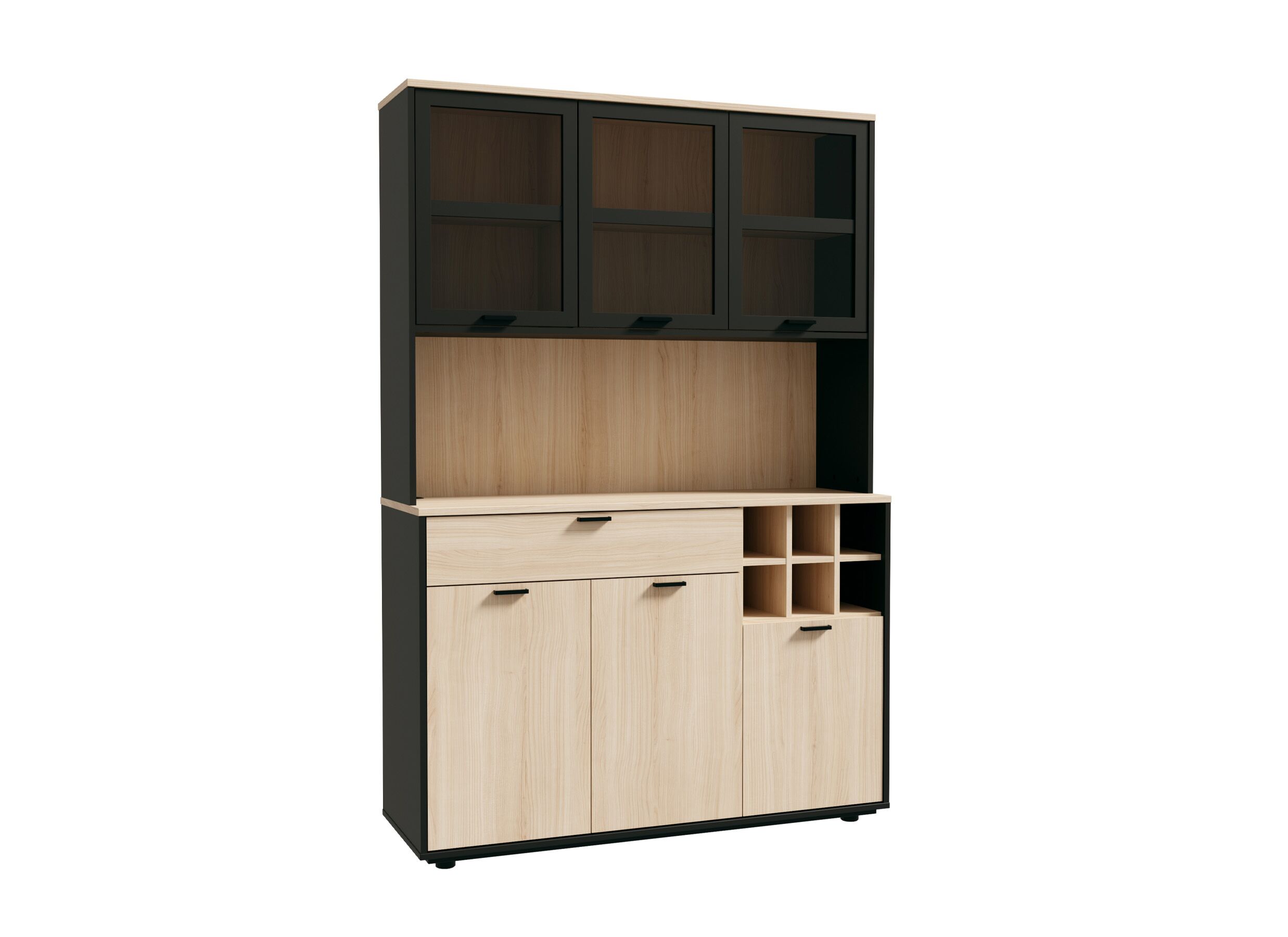 Hoofdfoto - Keukenkast Mantek 120cm - decor - riva eik/zwart
