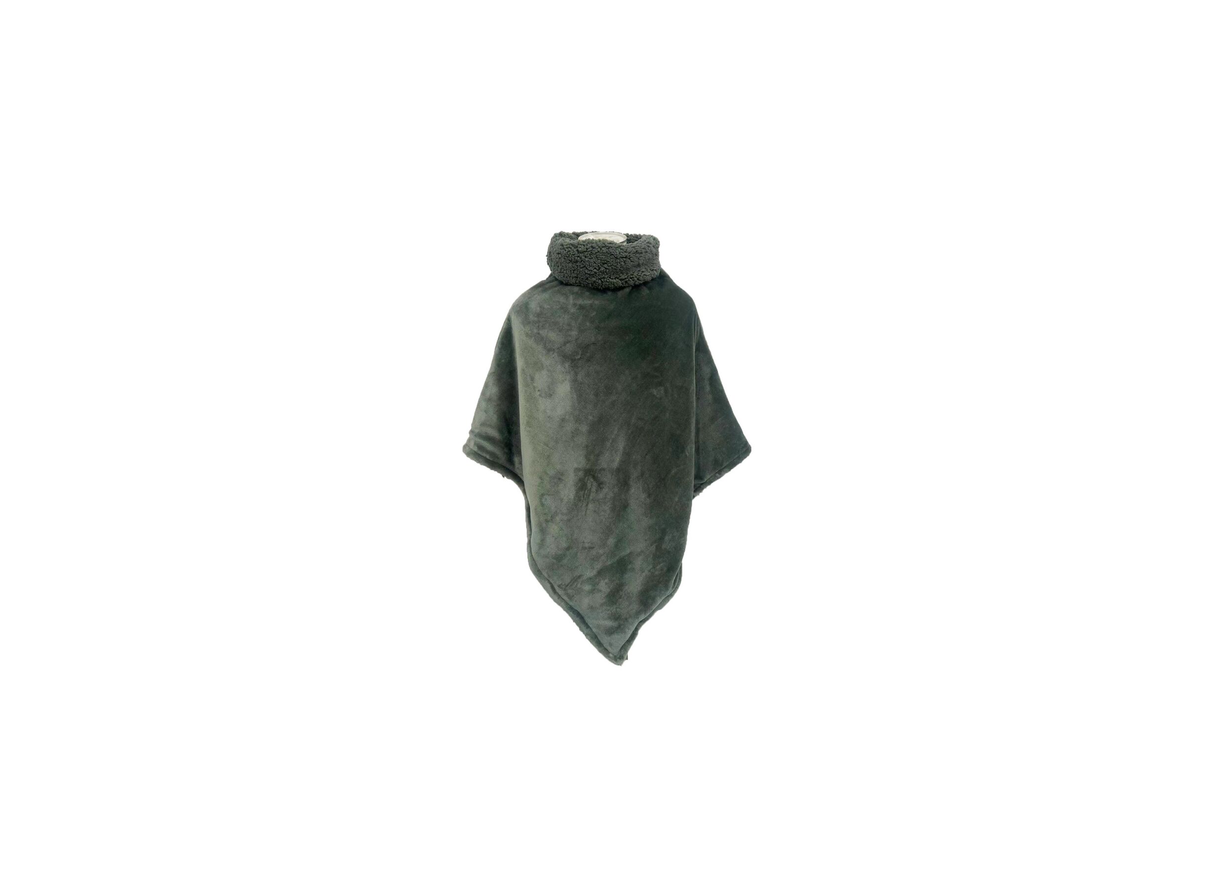 Poncho Kopenhagen microvezel mosgroen - Poncho Kopenhagen microfibre vert mousse