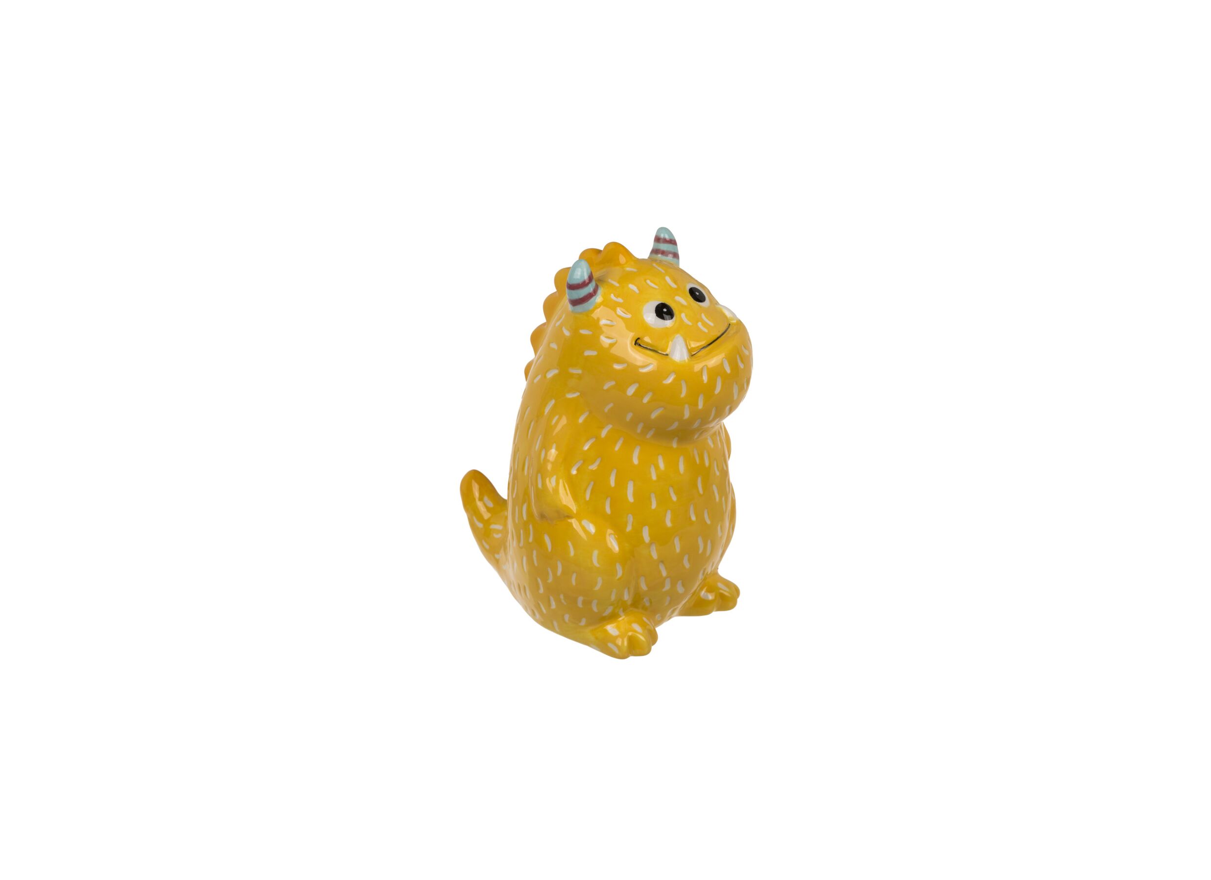Plus Important - Tirelire Yellow Monster H15cm - céramique - jaune