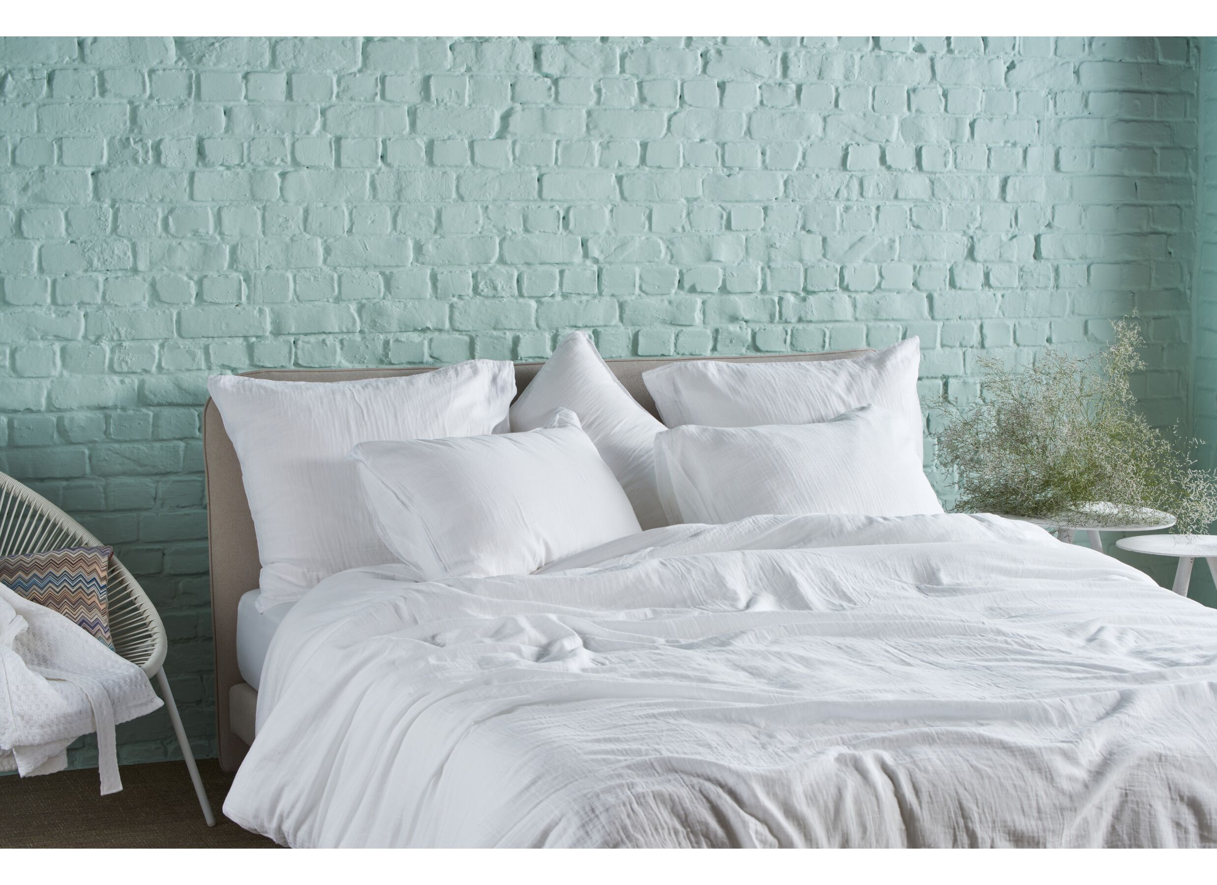 Housse de couette 140x200/220cm coton - Housse de couette 140x200/220cm - tétra coton - blanc