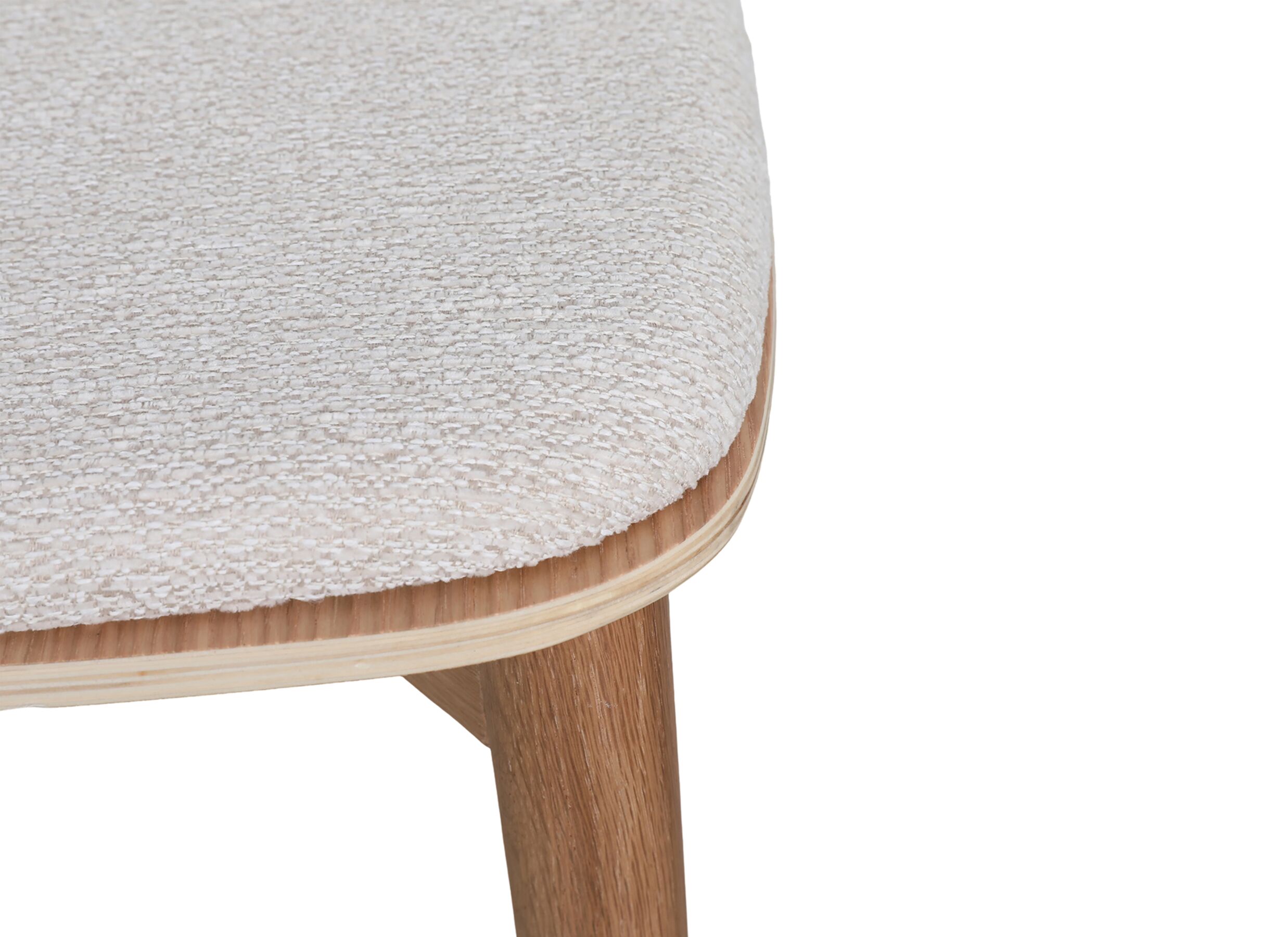 Detailfoto - Barstoel Grady ZH67cm - eik massief - white oak