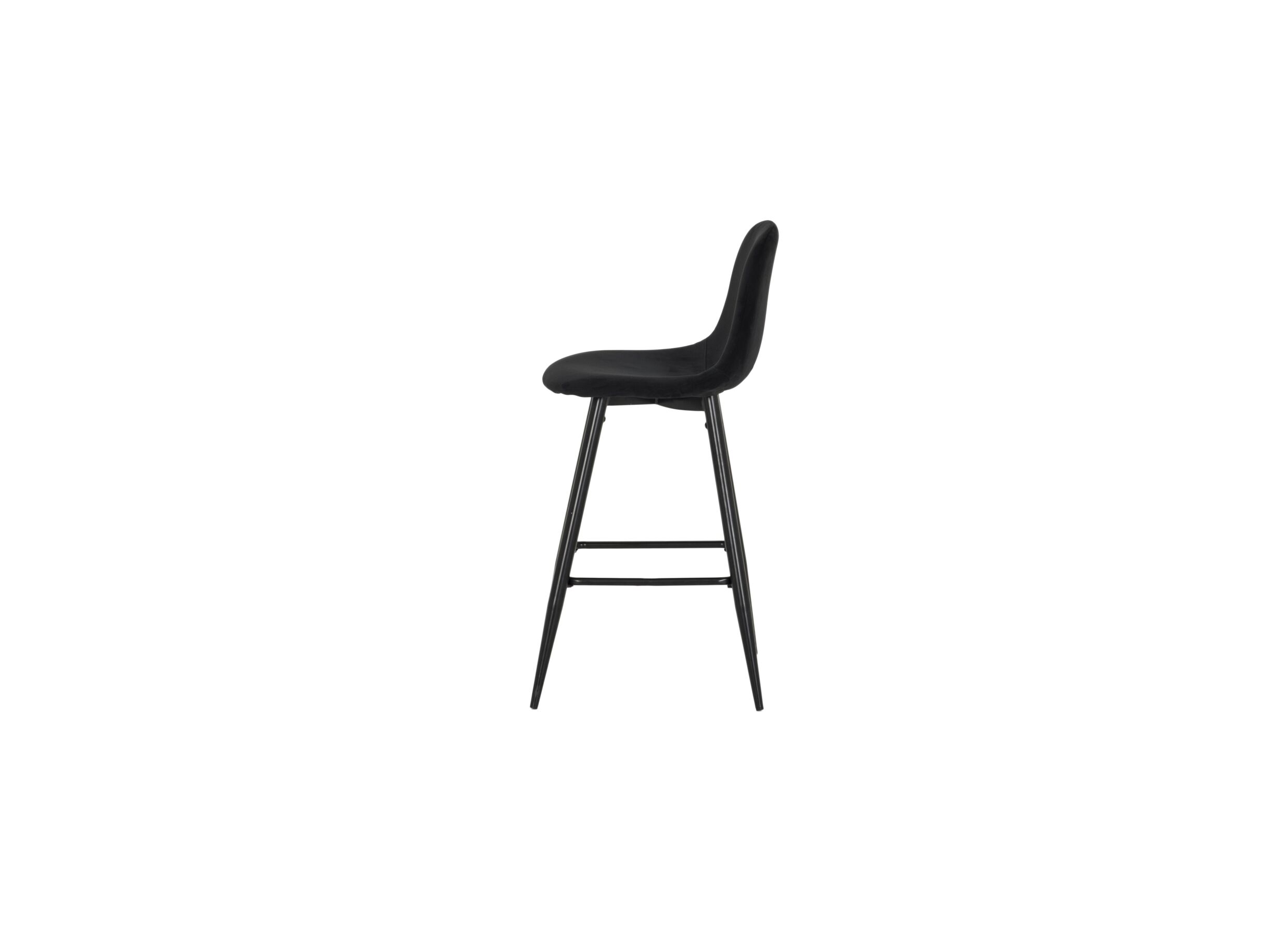 Overzichtsfoto - Barstoel Charlton ZH66cm - stof - zwart