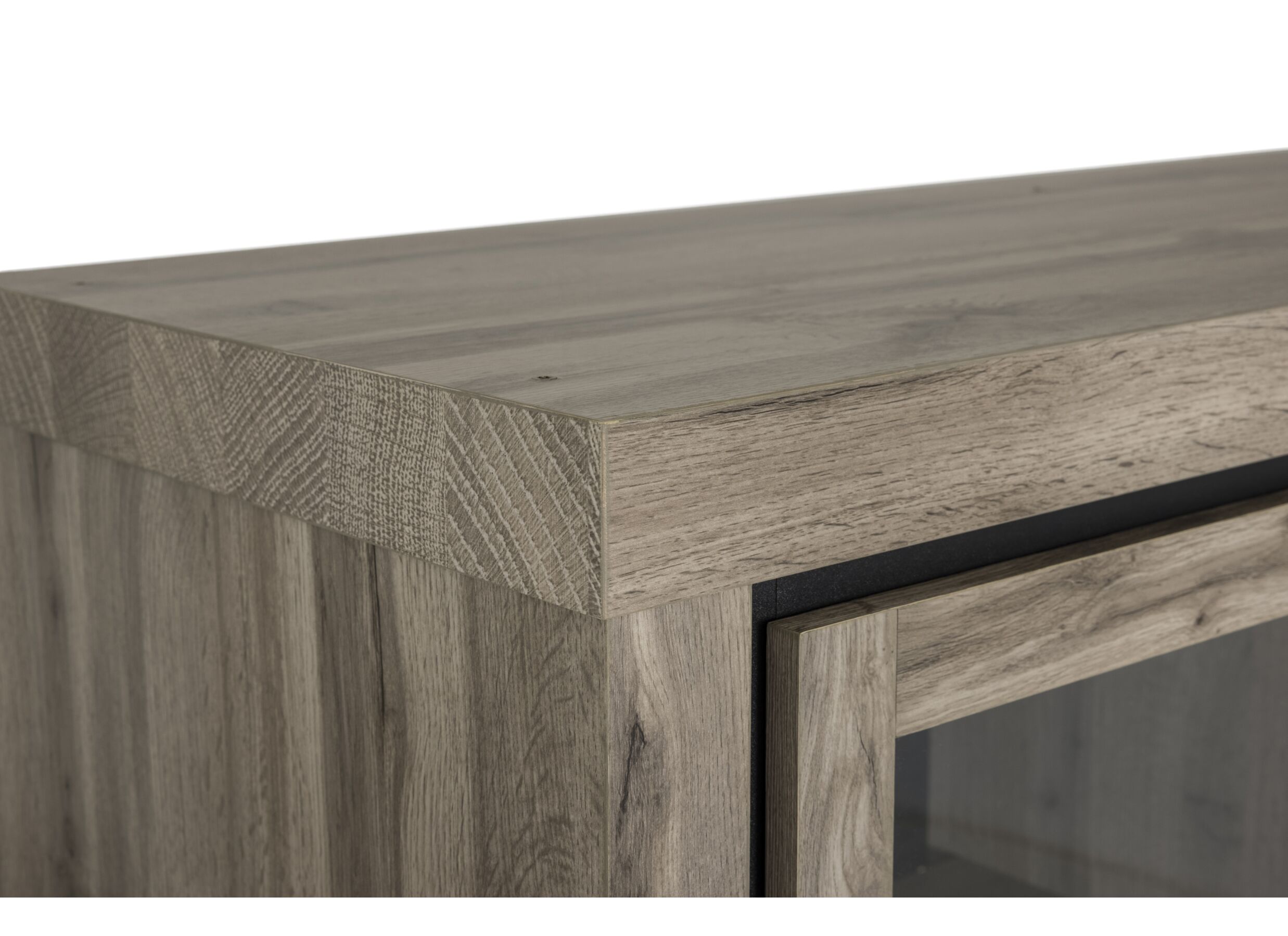 Detailfoto - Vitrinekast Elegance 191cm - decor - canada oak